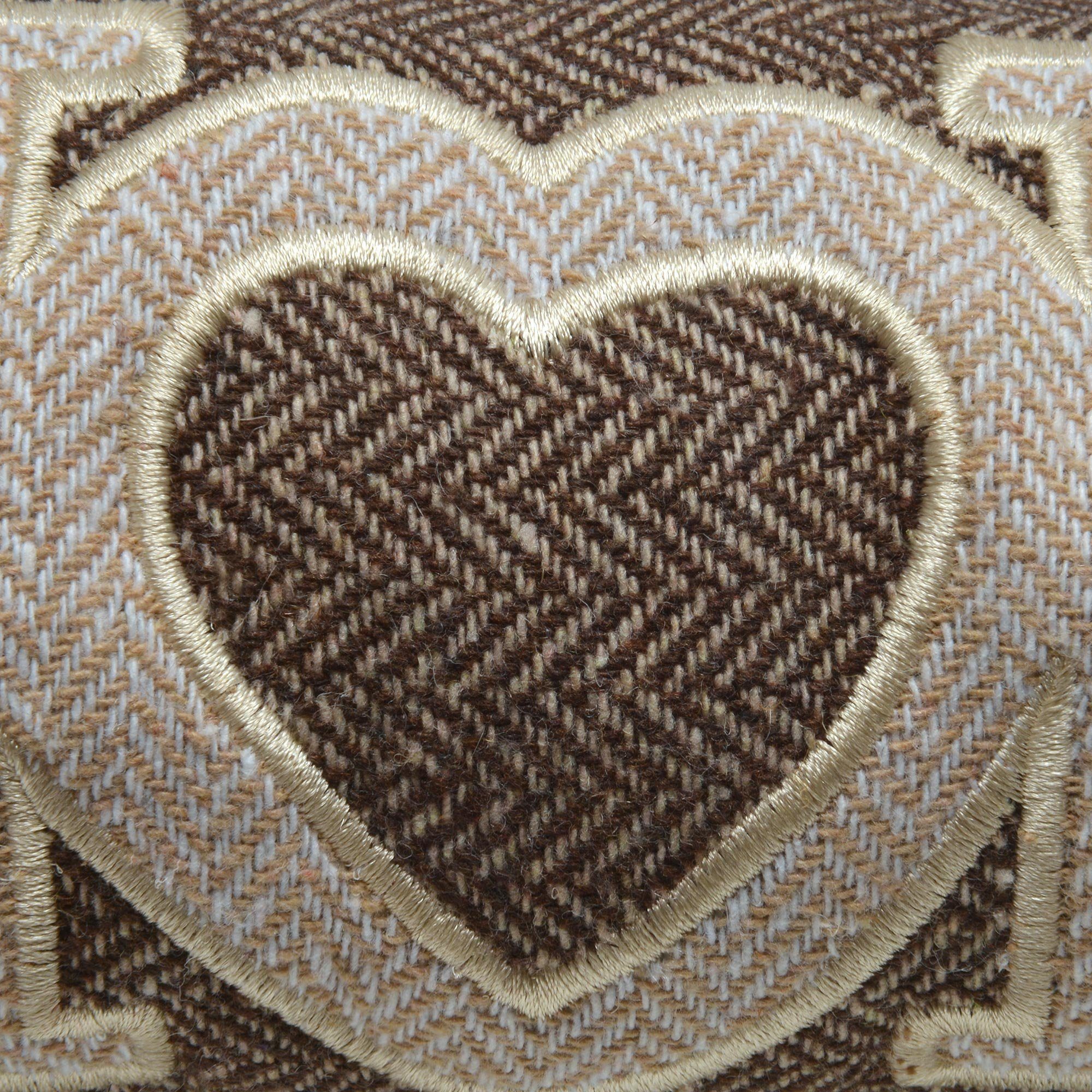 Beautissu Zugluftstopper Zugluftstopper 120 cm lang Tuuli Tuuli 120, Braun, Windstopper als Türvorleger, Haustür Rolle und Kälteschutz Luftstopper
