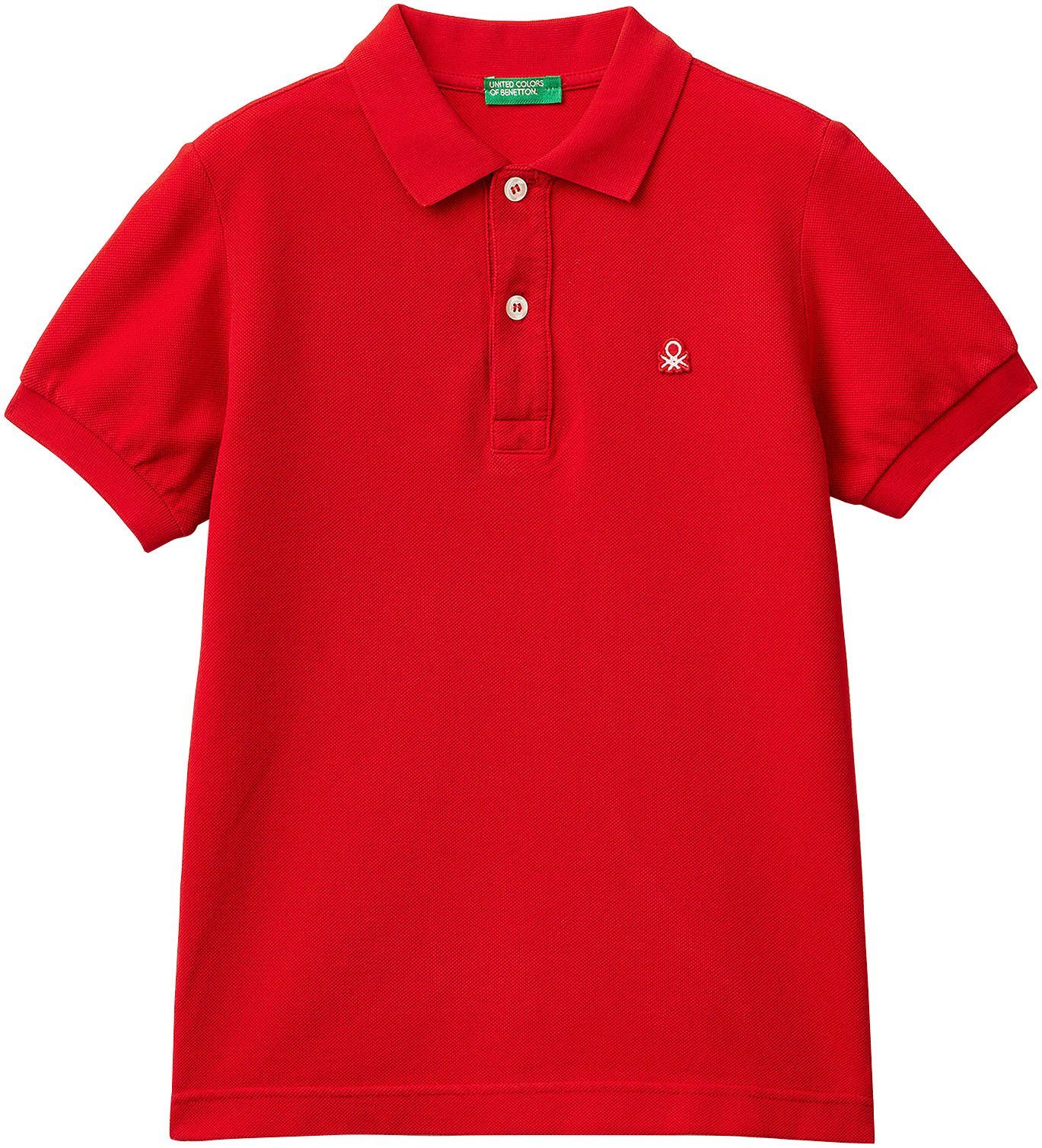 Poloshirt Markenlabel mit United Benetton Colors of