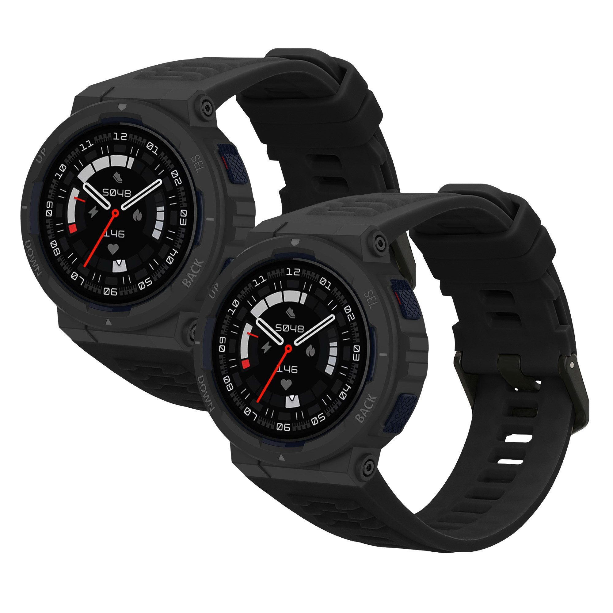 kwmobile Smartwatch-Armband Uhrenarmband für 22mm Amazfit Bip 6 / Bip 5 ...