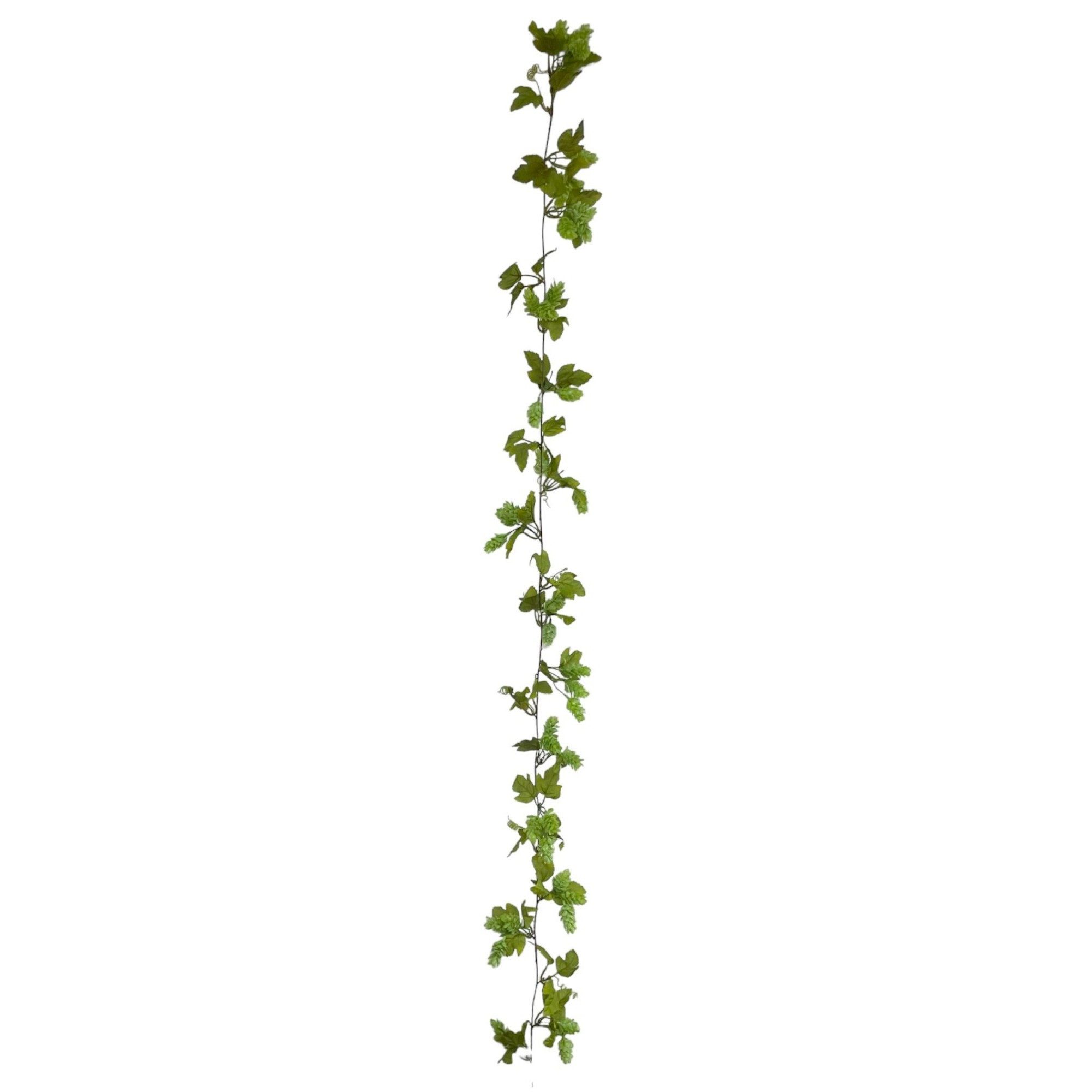 Kunstgirlande Künstliche HOPFENGIRLANDE ca. 180cm. Hopfen Trieb Ranke. Grün, naninoa GmbH, Höhe 180.00 cm – Bild 3 von 3