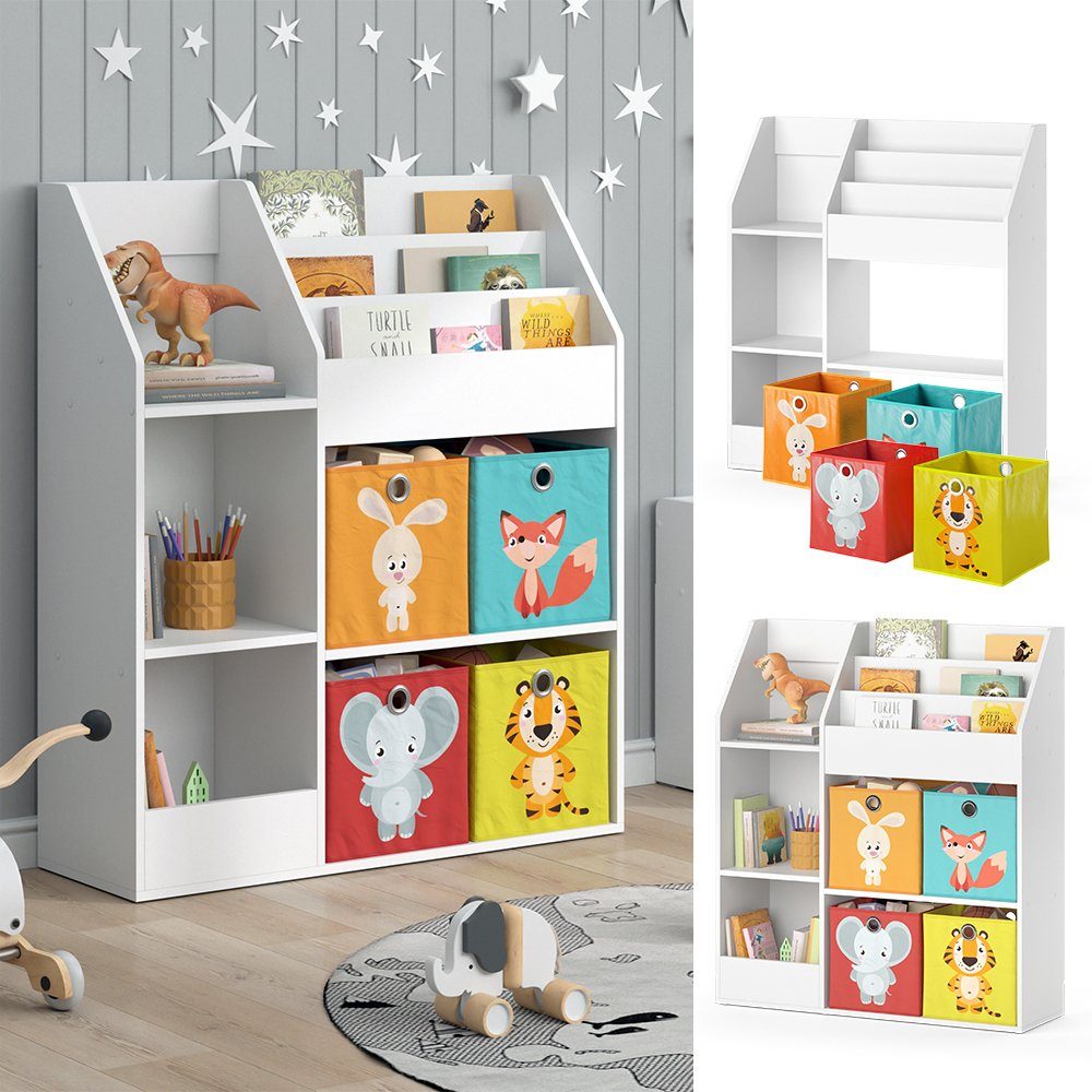 Vicco Bücherregal Luigi, Weiß, 100.4 x günstig online kaufen
