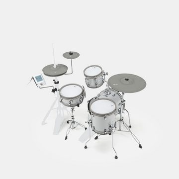 EFNOTE E-Drum Mini,elektronisches Schlagzeug, Set, mit Kopfhörer und Drumsticks