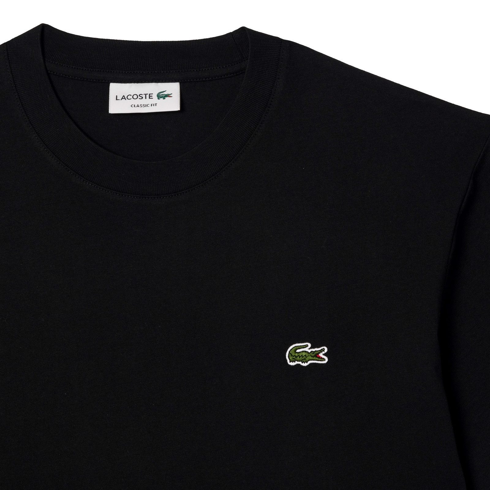 Lacoste Kurzarmshirt T-Shirt mit aufgesticktem Krokodil-Logo auf der Vorder günstig online kaufen