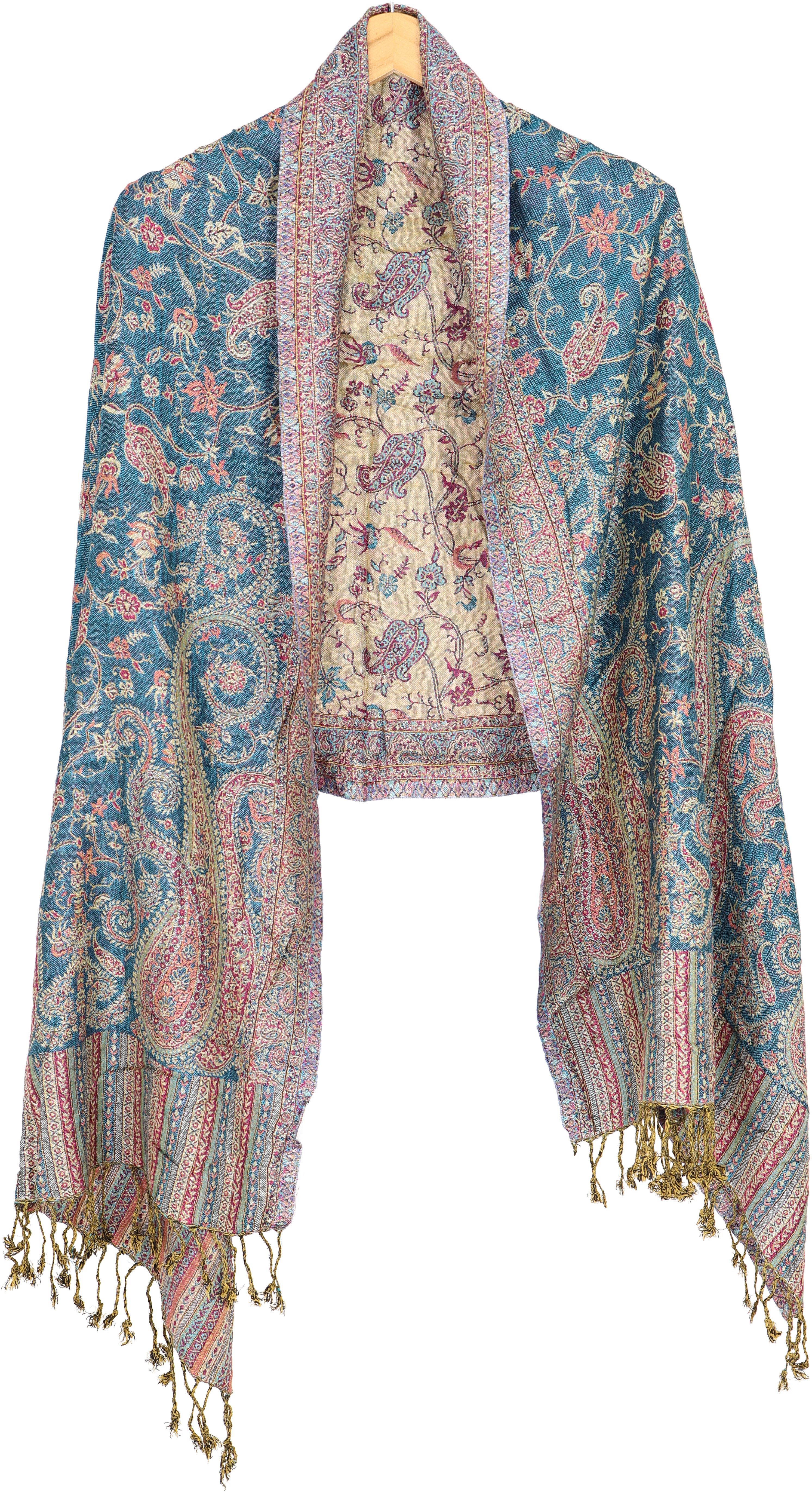 Guru-Shop Halstuch Indischer Schal, Stola mit Paisley Muster,.. günstig online kaufen