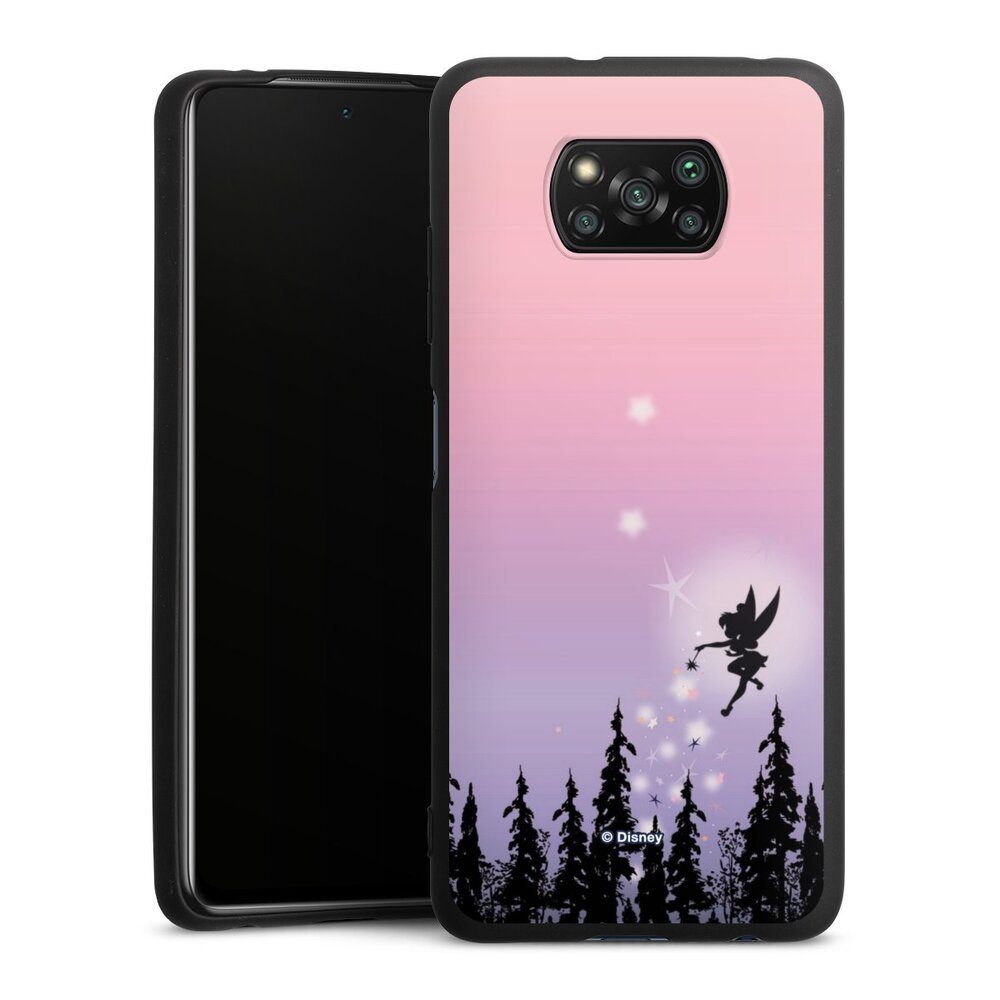 DeinDesign Handyhülle Disney Tinkerbell Offizielles Lizenzprodukt Tinker Bell Woods, Xiaomi Poco X3 Pro Silikon Hülle Premium Case Handy Schutzhülle