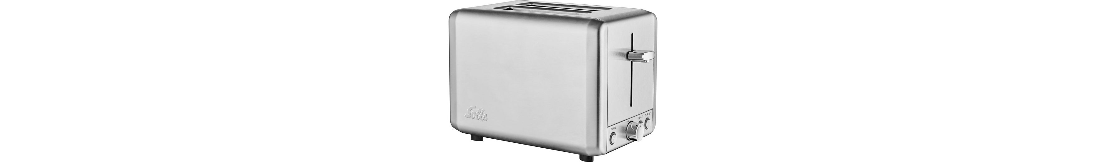 SOLIS OF SWITZERLAND Toaster 920.12 Steel Typ 8002, 2 lange Schlitze
