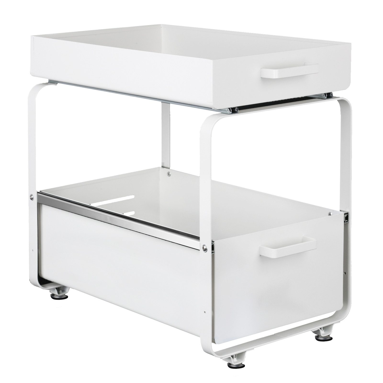 JEOBEST Küchenregal Küchenregal Regal mit 2 Korb-Auszügen, Spülschrank Orga günstig online kaufen