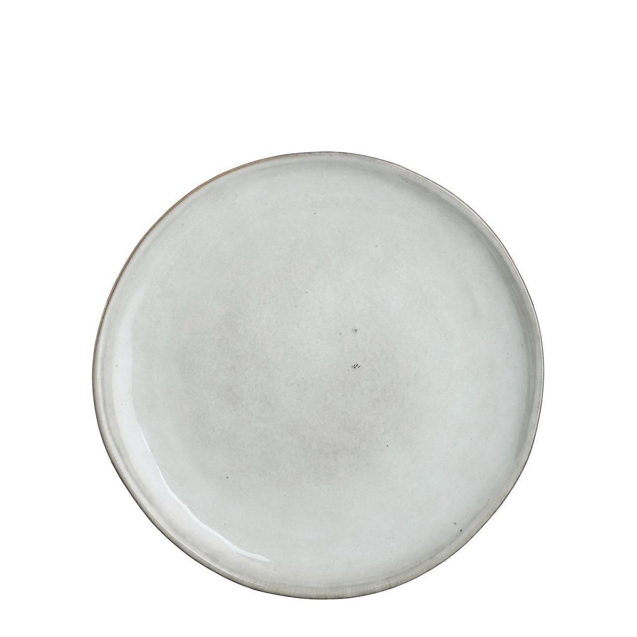 Mica Decorations Frühstücksteller Mica Frühstücksteller Tabo grau, Ø 20,5 cm x 2 cm