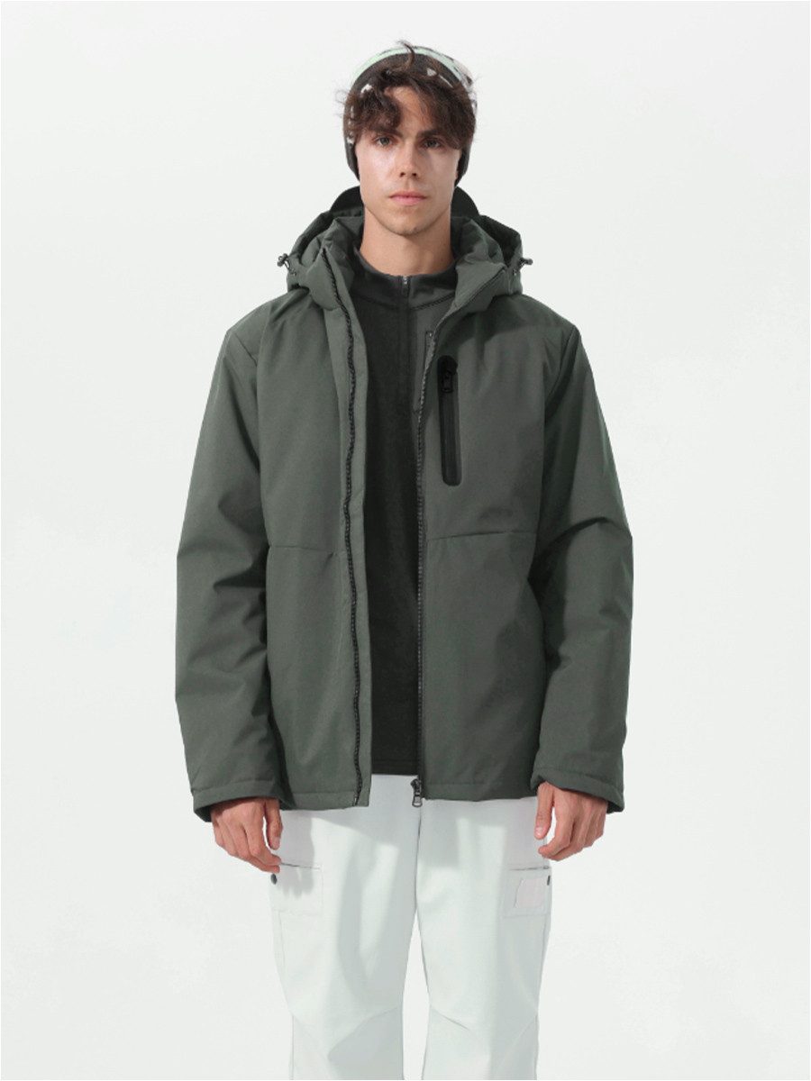 YOUTHUP Winterjacke Funktionale Herren Winterjacke mit Kapuze günstig online kaufen