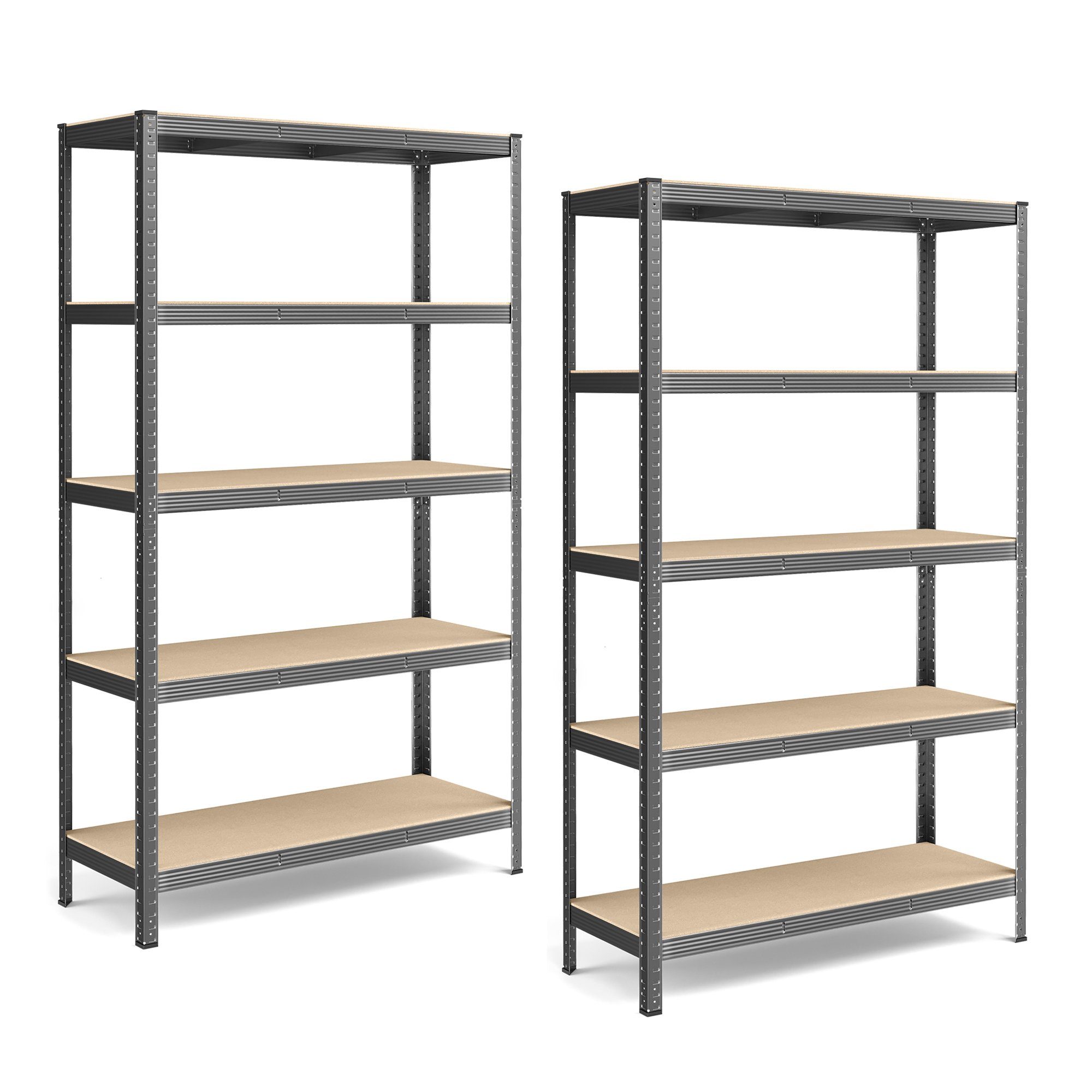 SONGMICS Schwerlastregal Lagerregale, 2-tlg., 200 x 120 x 60 cm, bis 750 kg günstig online kaufen