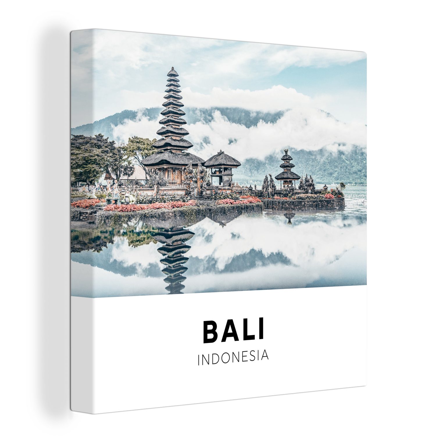 OneMillionCanvasses® Leinwandbild Bali - Indonesien - Wolken, (1 St), Leinwand Bilder für Wohnzimmer Schlafzimmer