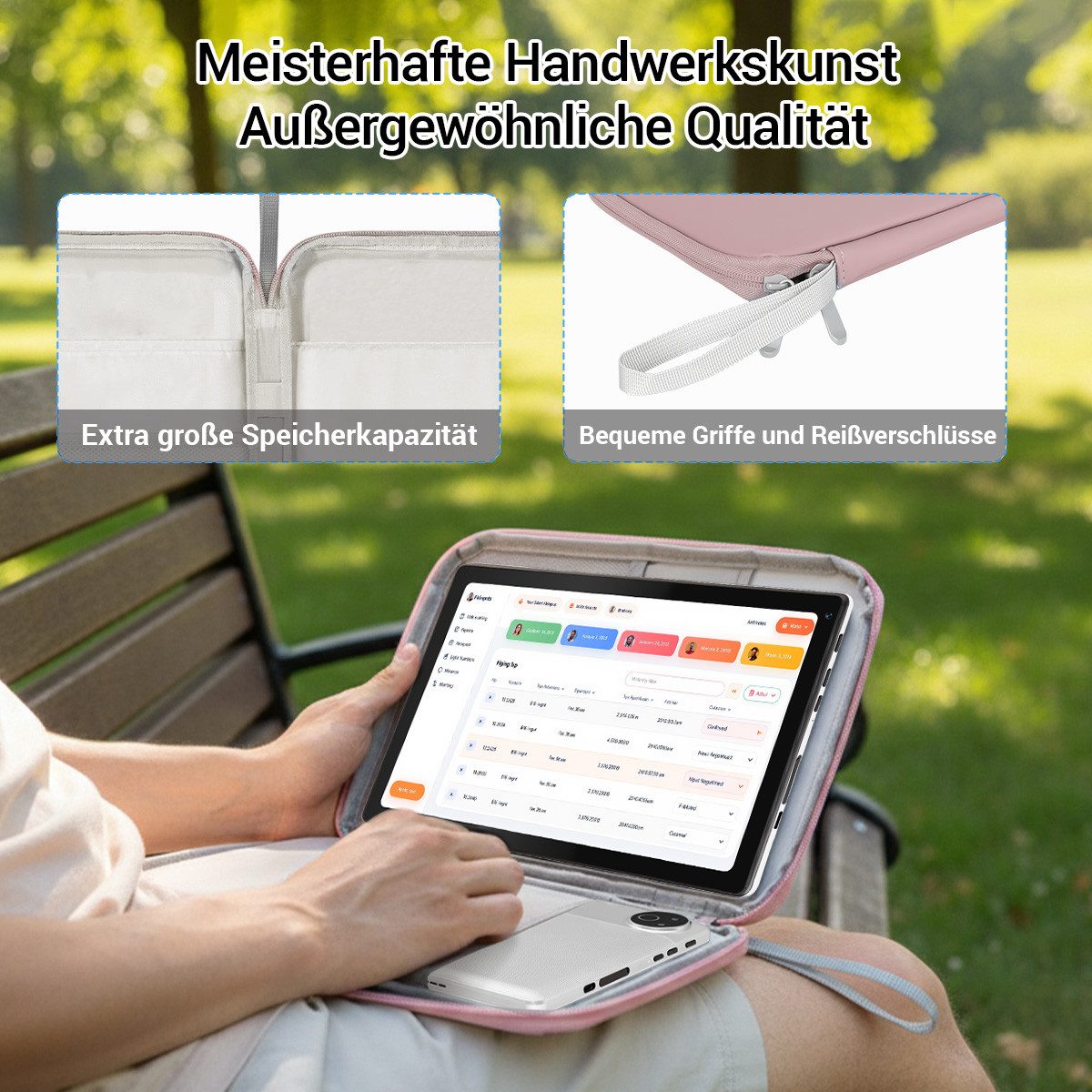 BUFO 10 Zoll 5-Core Android 15, 1280x800 IPS HD, 64GB, 5G WiFi Tablet (10", 64 GB, Andorid, 2,4G/5G WiFi, Tablet mit Blaulichtfilter, Kindersicherung, Widevine L1)