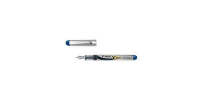 PILOT Füllfederhalter Füllfederhalter V-Pen silver M 0,5mm blau V-Pen silver M 0,5mm blau