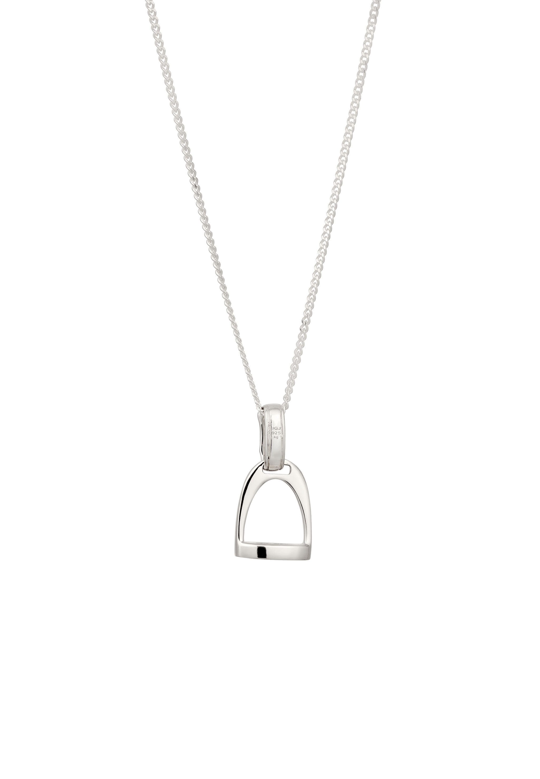 Kuzzoi Lange Kette Steigbügel 925 Sterling Silber