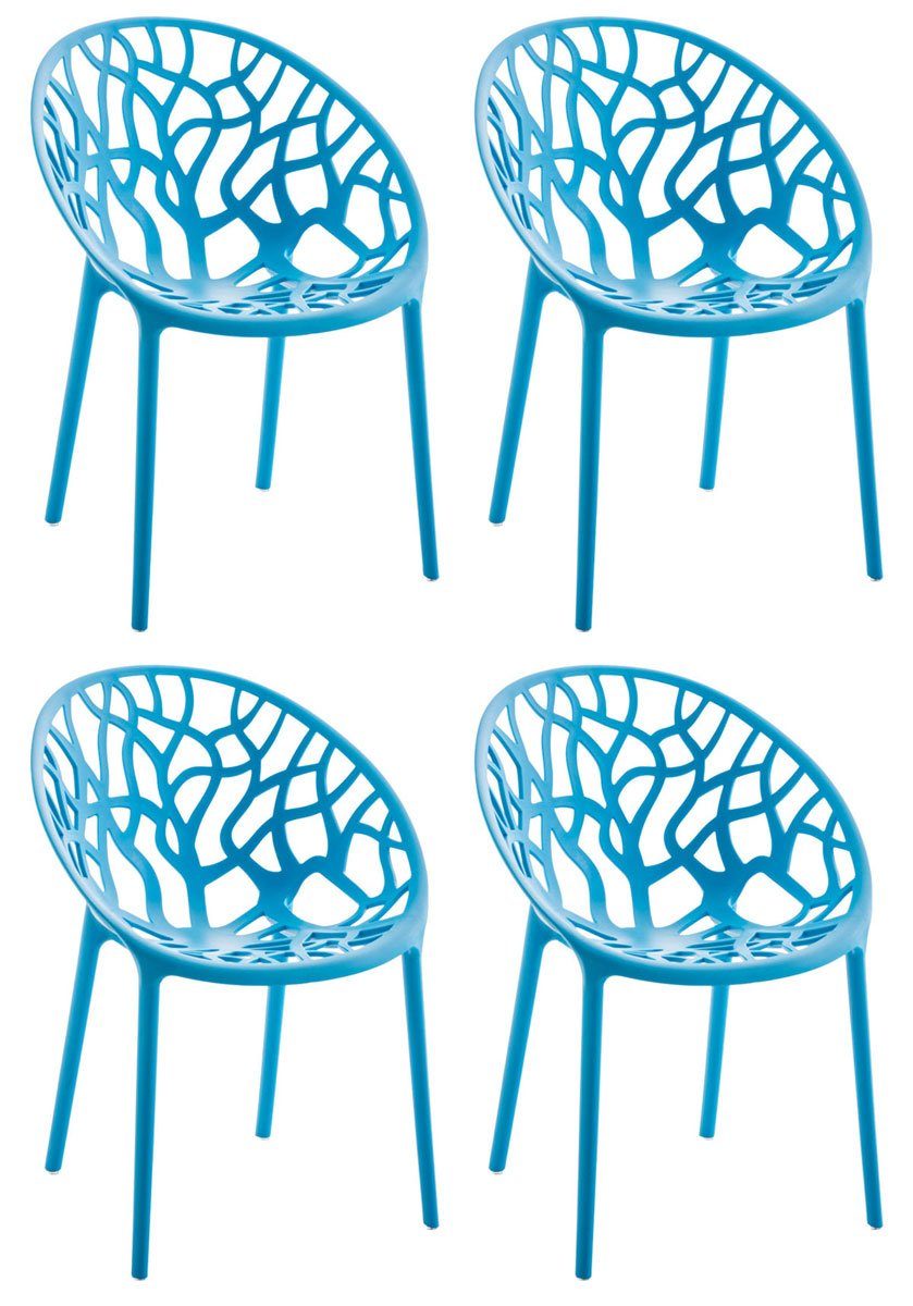 CLP Gartenstuhl »moderner Stuhl Hope« (4er Set), stapelbar und  wetterbeständig