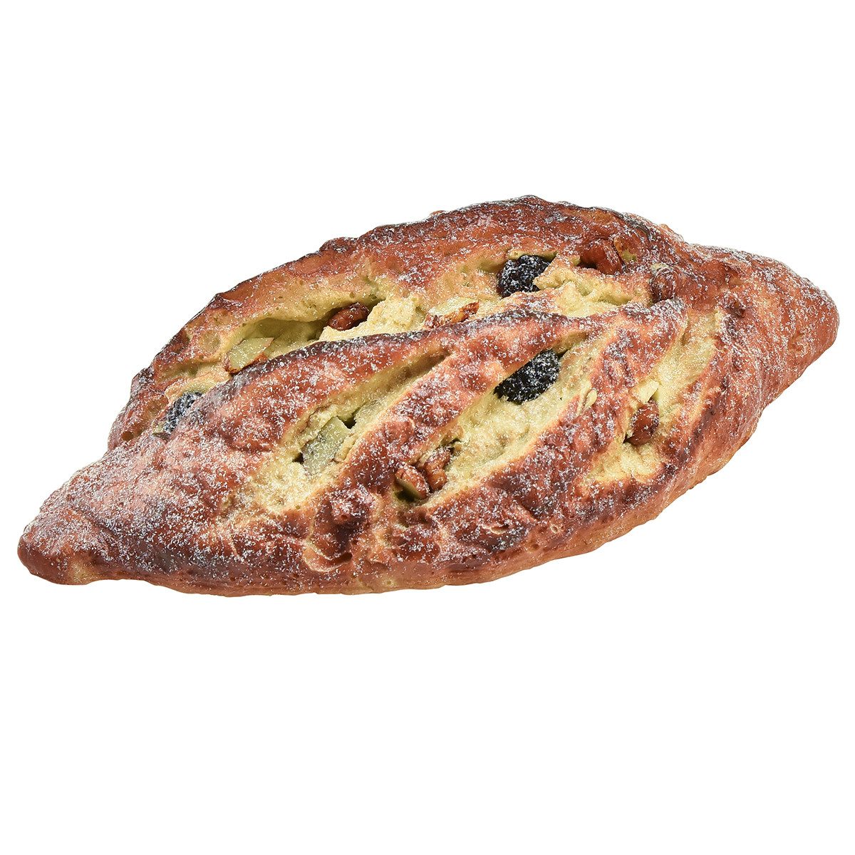 Kunstpflanze Dekoratives Rosinenbrot aus Kunststoff für Schaufenster und, Viana, Höhe 6.5 cm