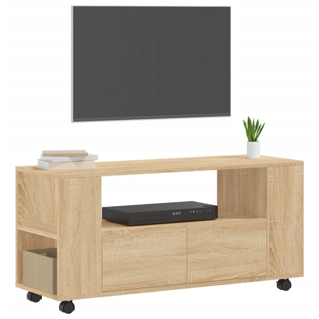 vidaXL TV-Schrank TV-Schrank Sonoma-Eiche 102x34,5x43 Holzwerkstoff cm Sonoma Eiche (1-St)