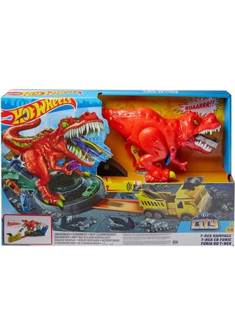 HOT WHEELS Spiel-Parkgarage "T-Rex Attacke м...