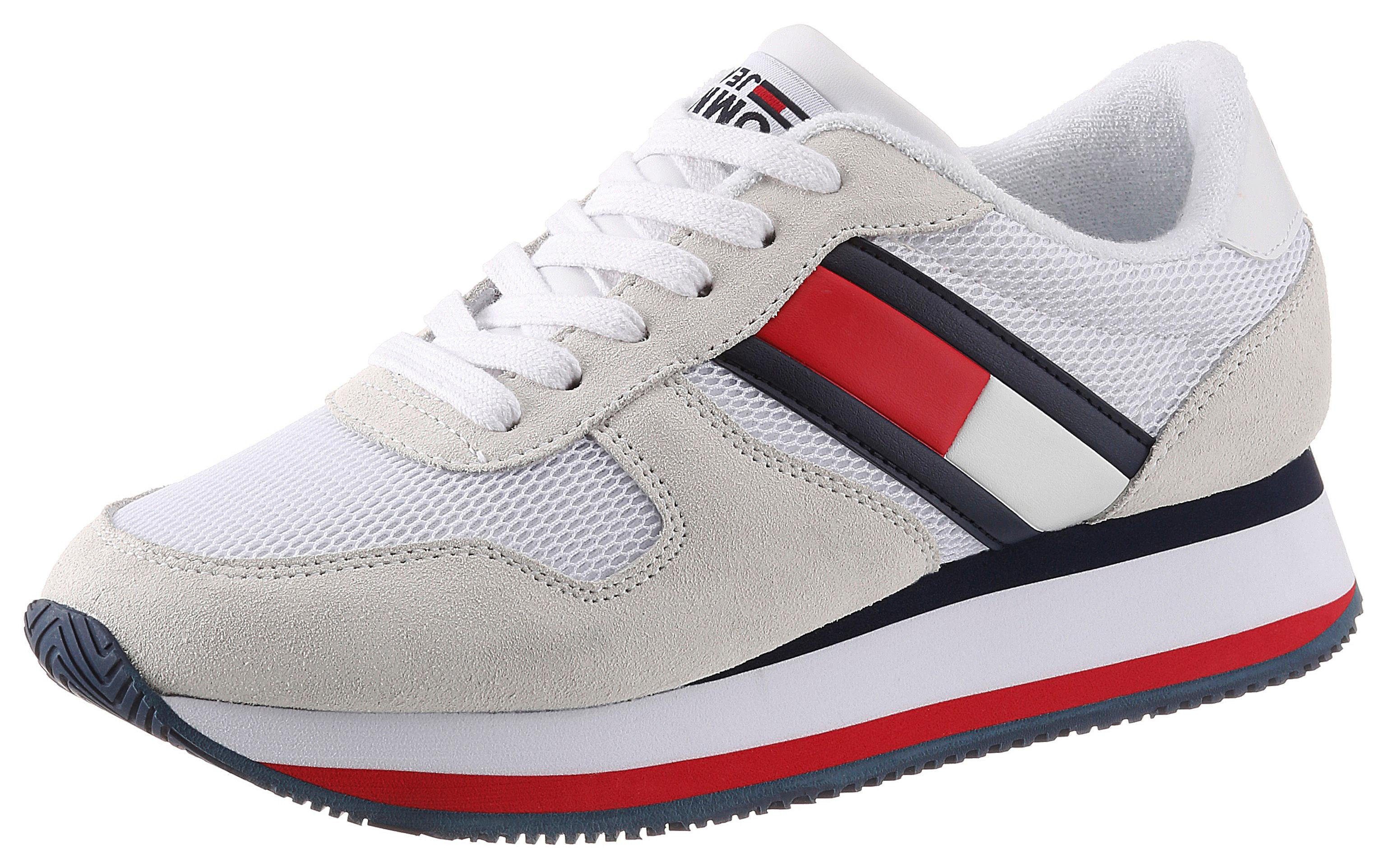 TOMMY JEANS »Lagoon 4C2« Wedgesneaker mit mehrfarbiger Plateausohle, Bild 1