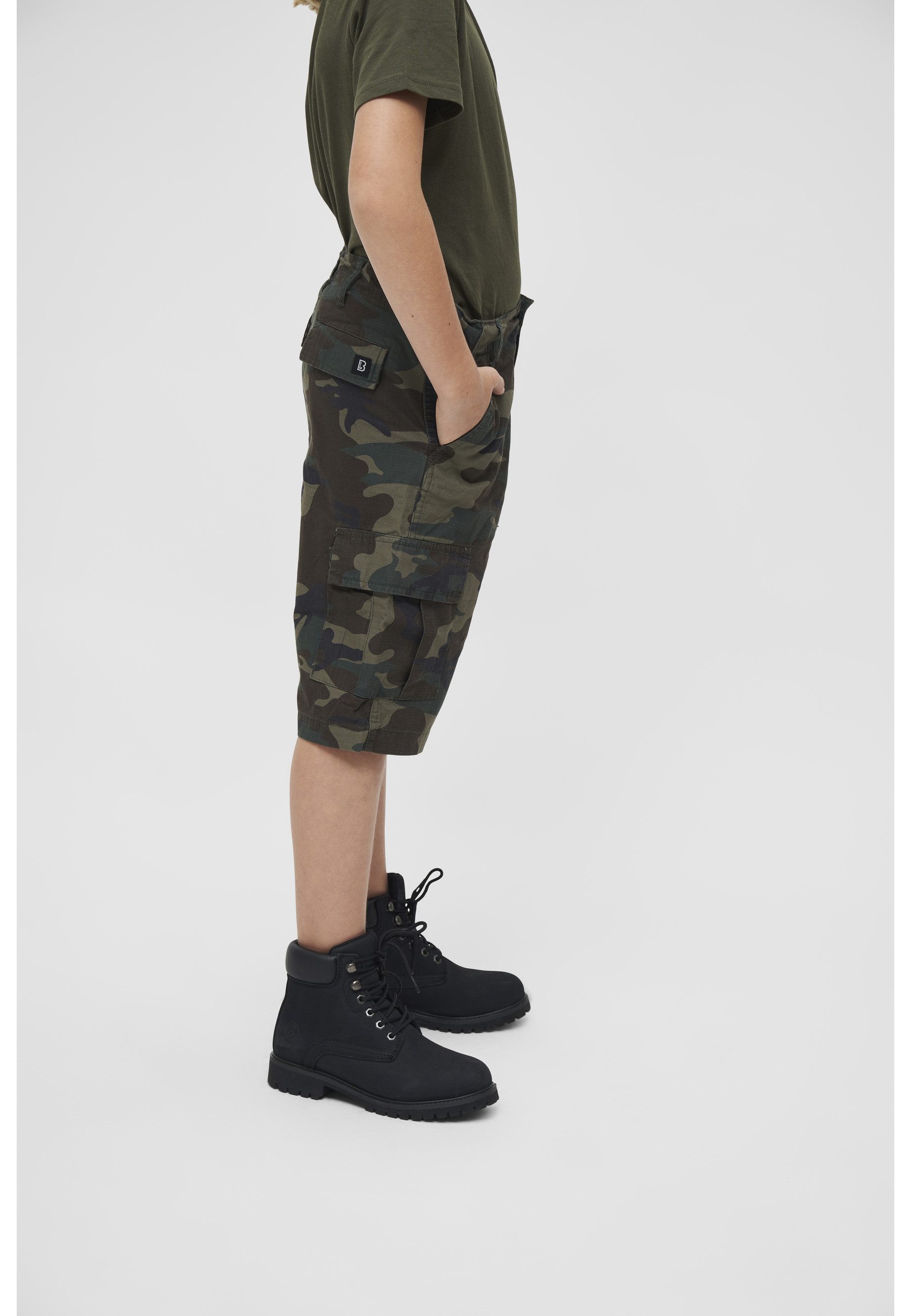 Brandit Stoffhose Brandit Herren Kids BDU Ripstop Shorts (1-tlg)