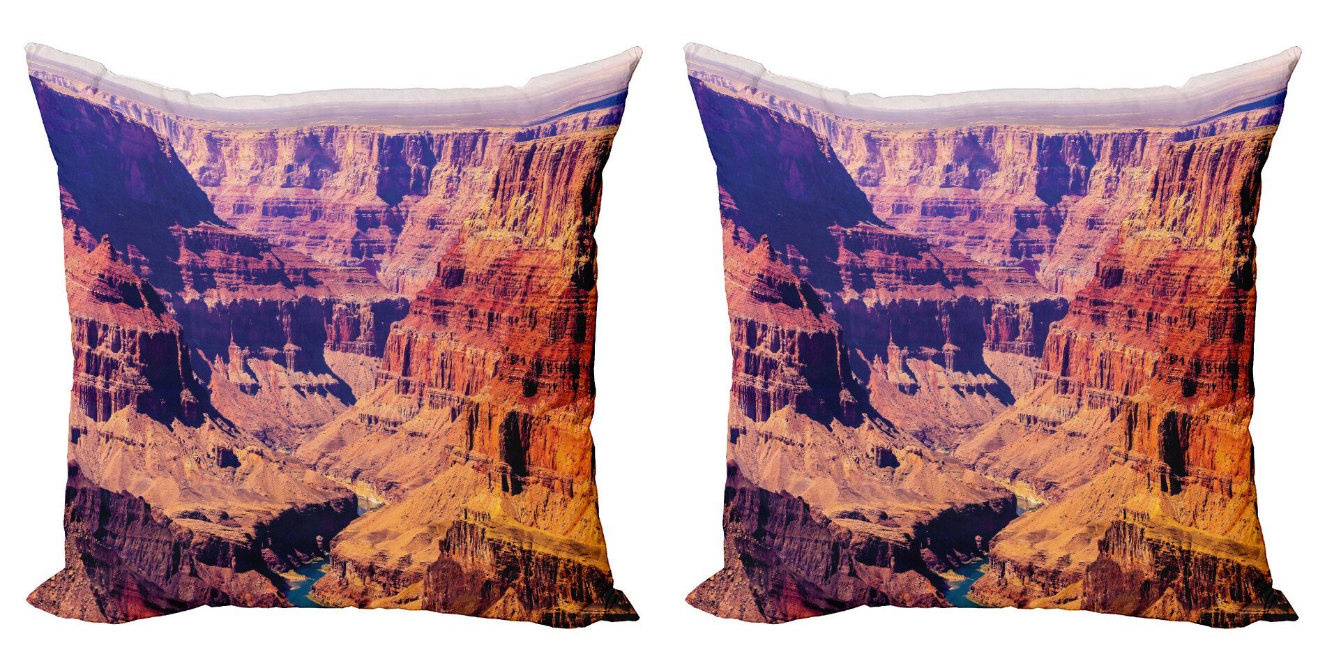 Grand Abakuhaus Canyon Digitaldruck, Accent amerikanisch Kissenbezüge (2 Stück), View Doppelseitiger Modern USA