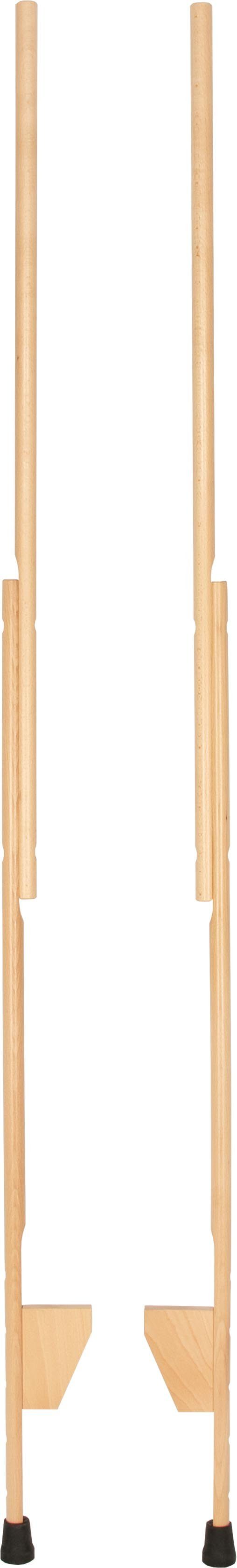 goki Outdoor-Spielzeug Stelzen, Holz, 2-teilig