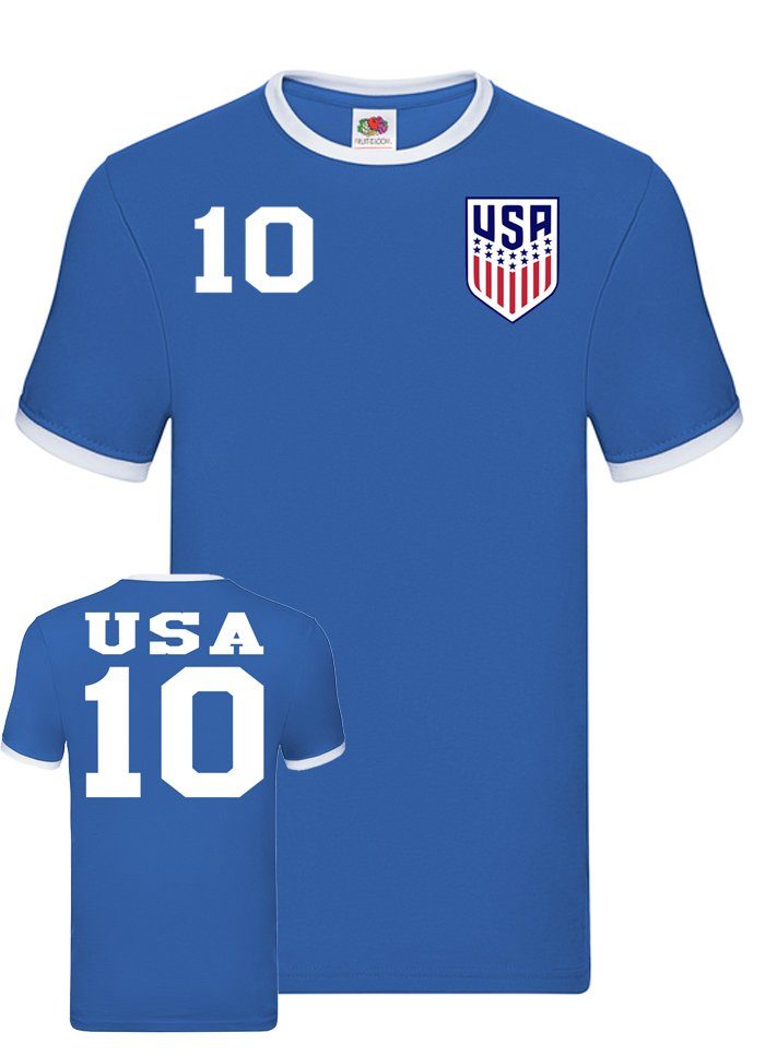 T-Shirt USA Vereinigte Staaten Sport Trikot Fußball Meister WM Copa America
