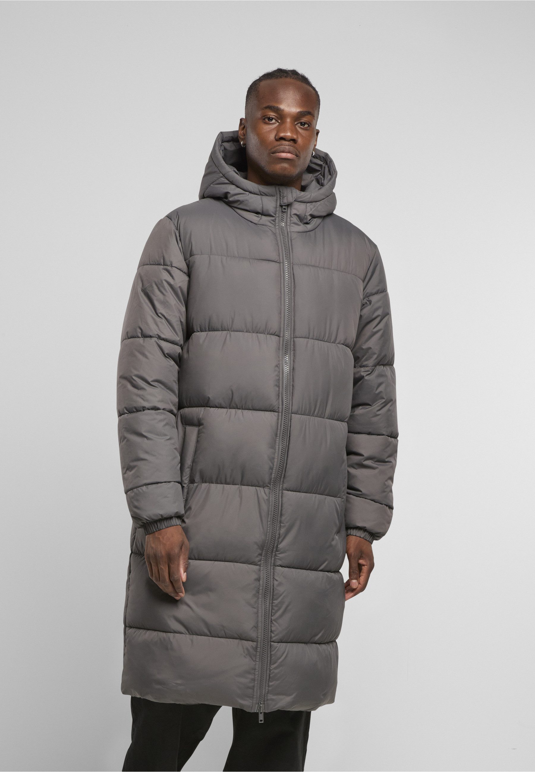 URBAN CLASSICS Winterjacke Urban Classics Mens Long Puffer Coat (1-St)
