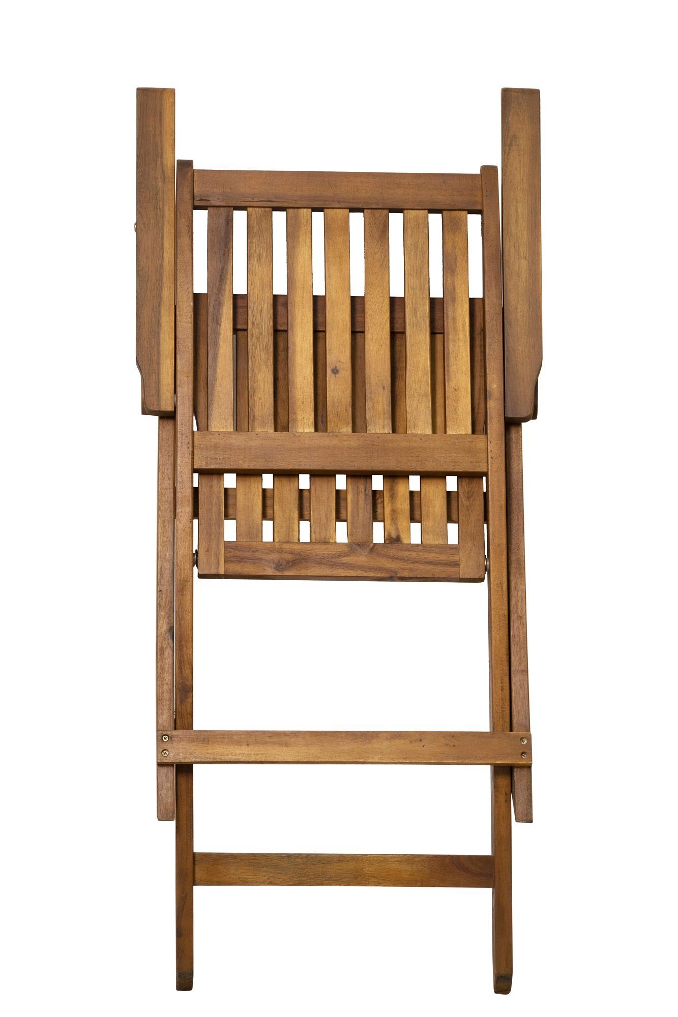 Armlehnstühlen Balkon (BxHxT): Sitzgruppe Balkonstühle - 62x73x62 - Sitzgruppe Tisch, Klappstuhl 2 1 und klappbarer Gartenlounge-Set Maße und (Klappbare 51x90x56 mit Akazienholz, AKANA cm geöltem Tisch), cm TPFGarden aus Tisch 3-tlg.,