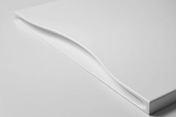 Feldmann-Wohnen Küchenzeile Napoli, 420x59x207cm, weiß / verkehrsweiß, Teilauszug (Blum), Soft-Close