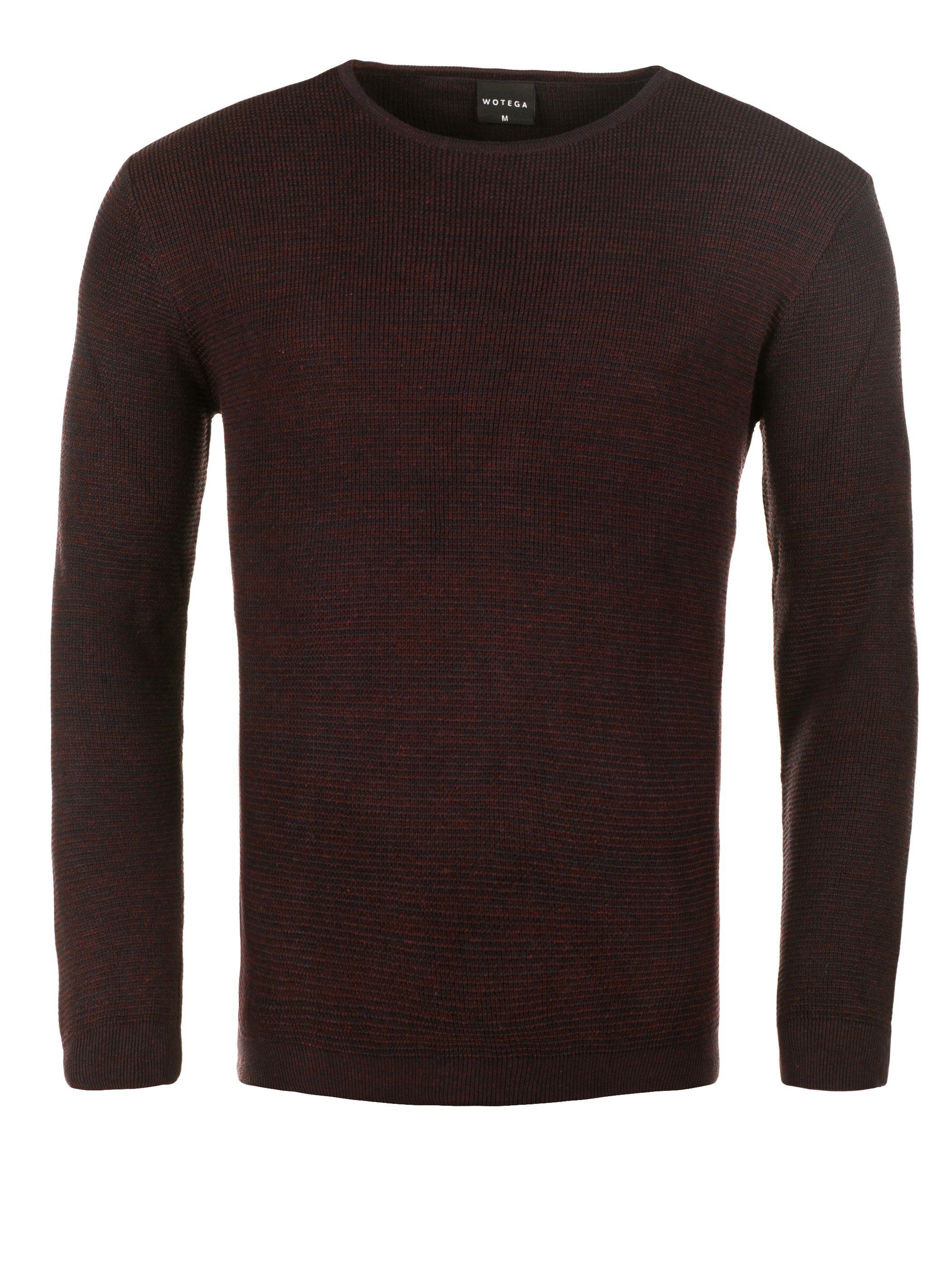WOTEGA Strickfleece-Pullover WOTEGA - Structured Mouline Crew Neck