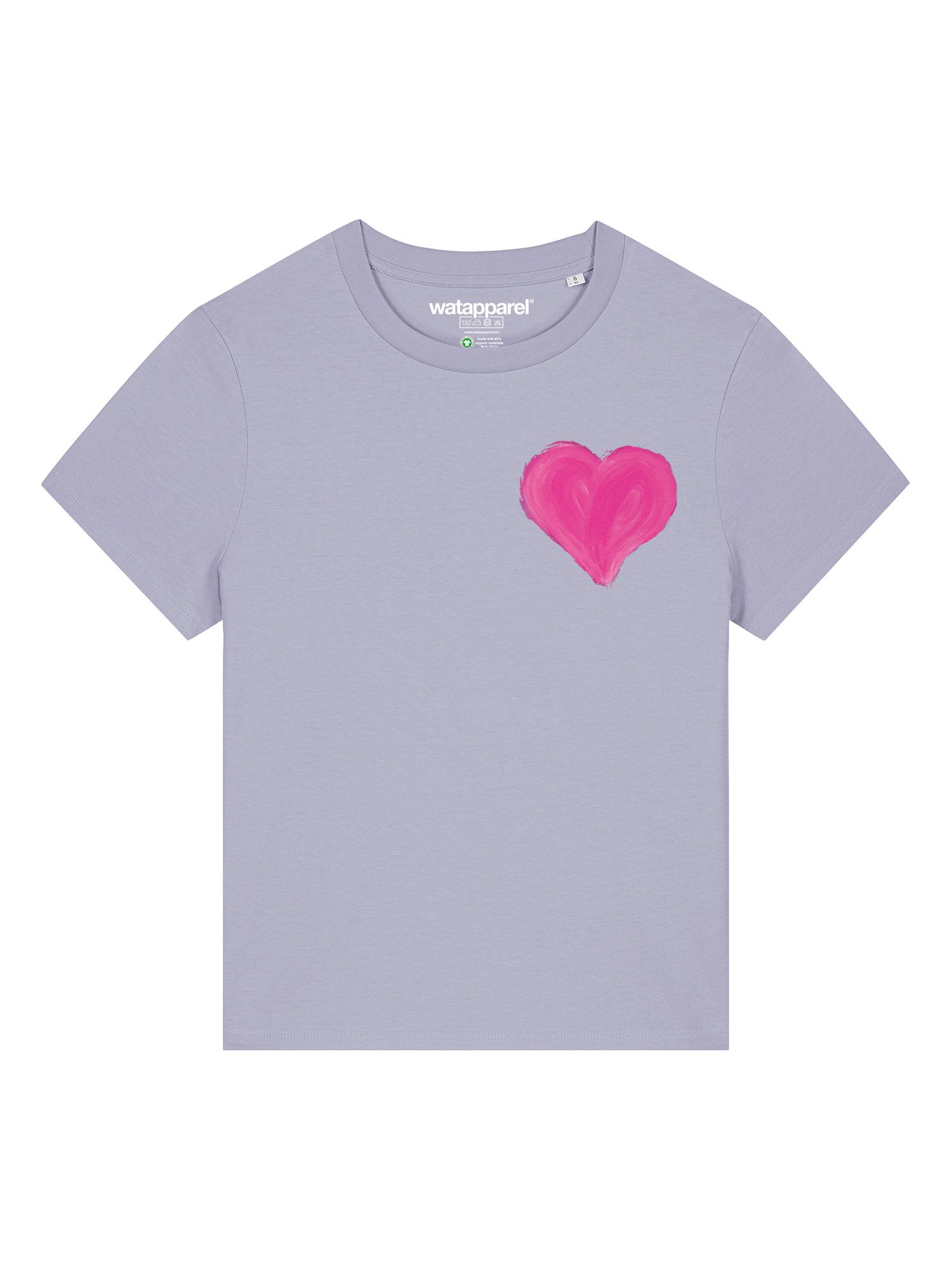 wat? Apparel T-Shirt Pink Heart günstig online kaufen