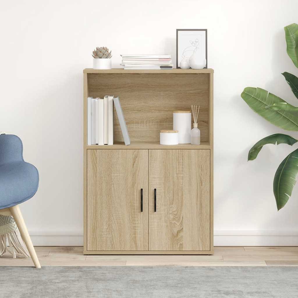 vidaXL Bücherregal Bücherregal Sonoma-Eiche 60x24x85 cm günstig online kaufen