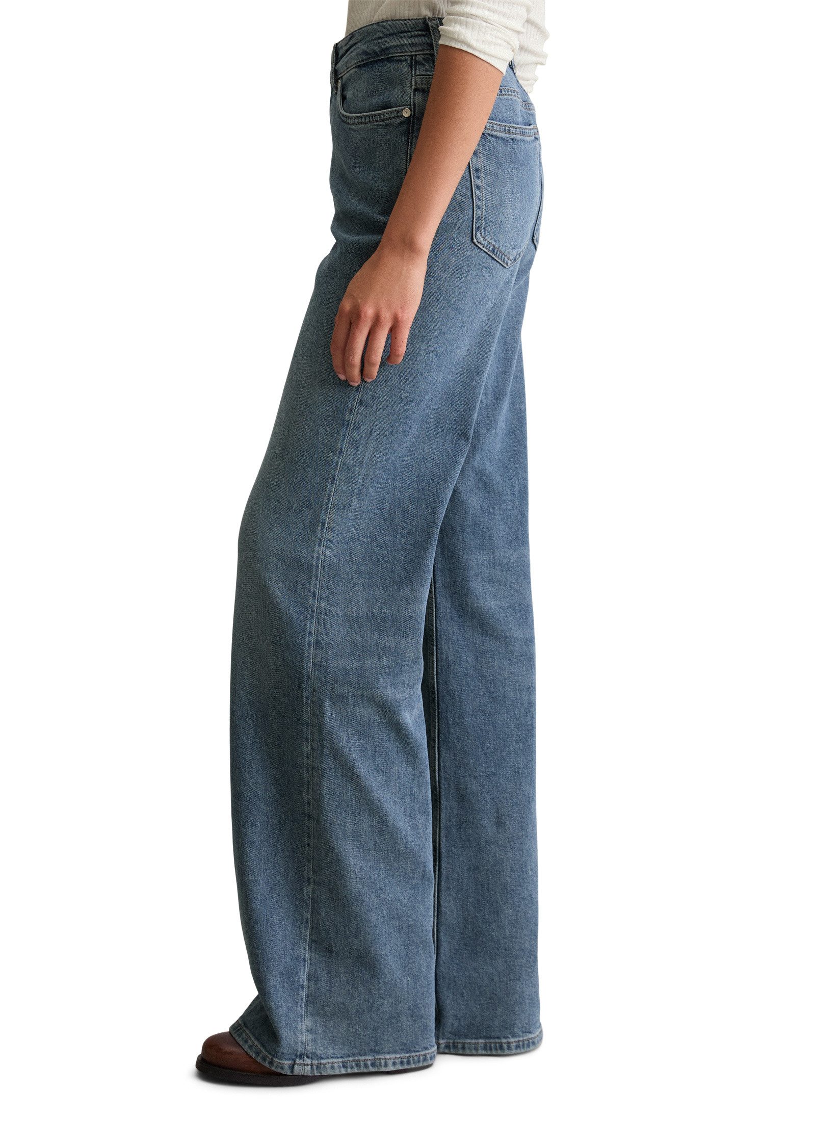 Marc O'Polo DENIM Bootcut-Jeans aus Organic-Cotton-Lyocell-Mix günstig online kaufen