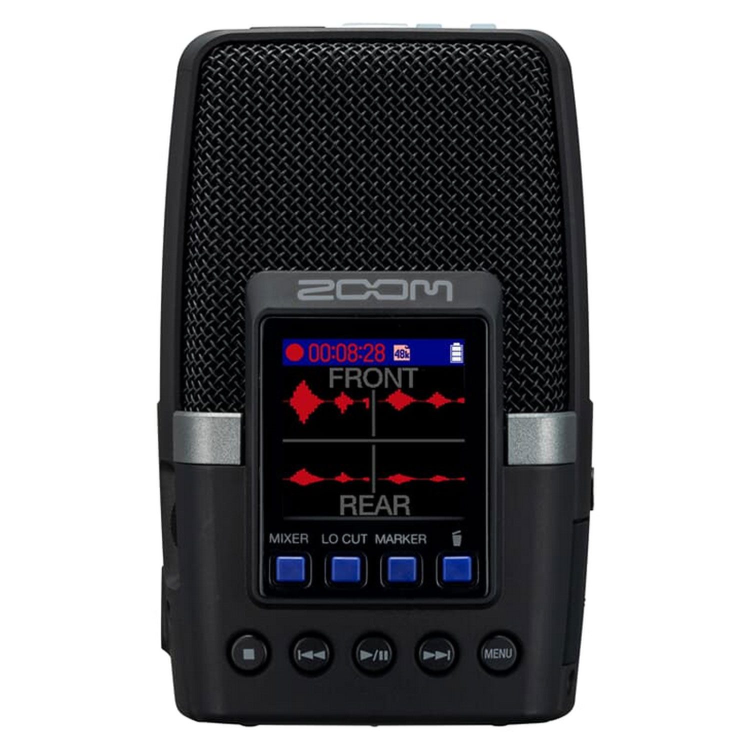 Zoom Audio Zoom Audio-Recorder H2essential Digitales Aufnahmegerät (Dreifach-Mikrofon-Konfiguration)