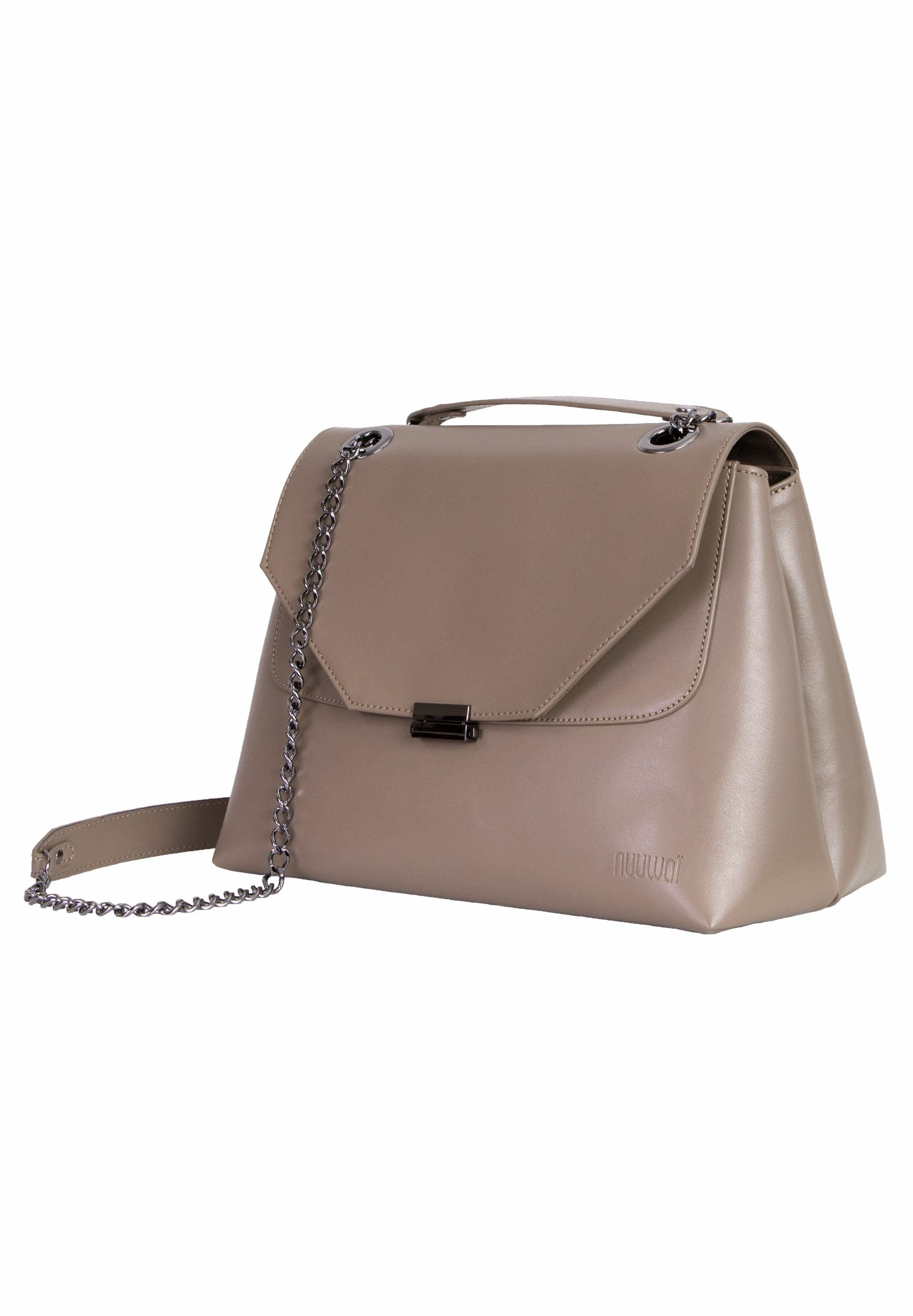 taupe VIVÏ, soft Handtasche nuuwai Lederalternative nachhaltig, fair bio-basierte &