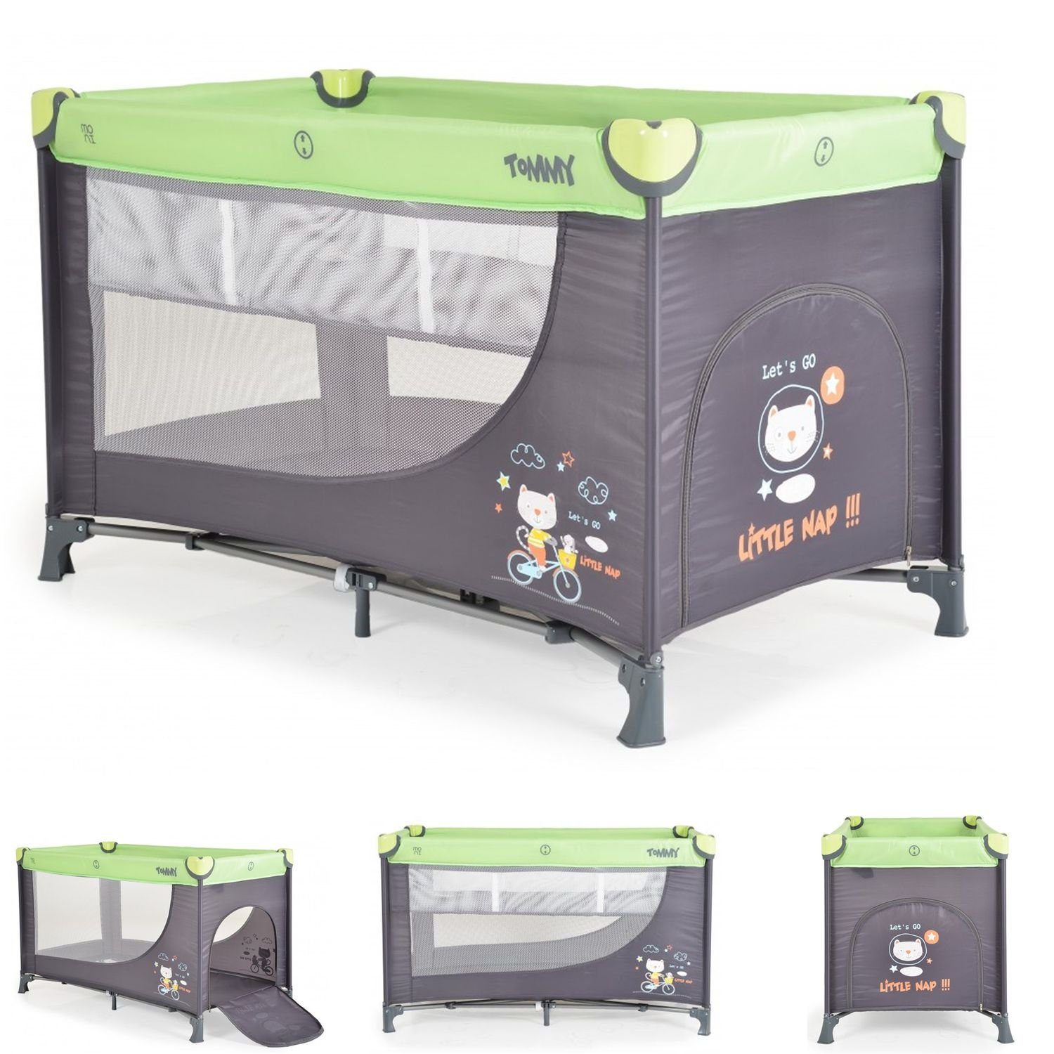 Moni Baby-Reisebett Reisebett Tommy, 2 Ebenen, günstig online kaufen