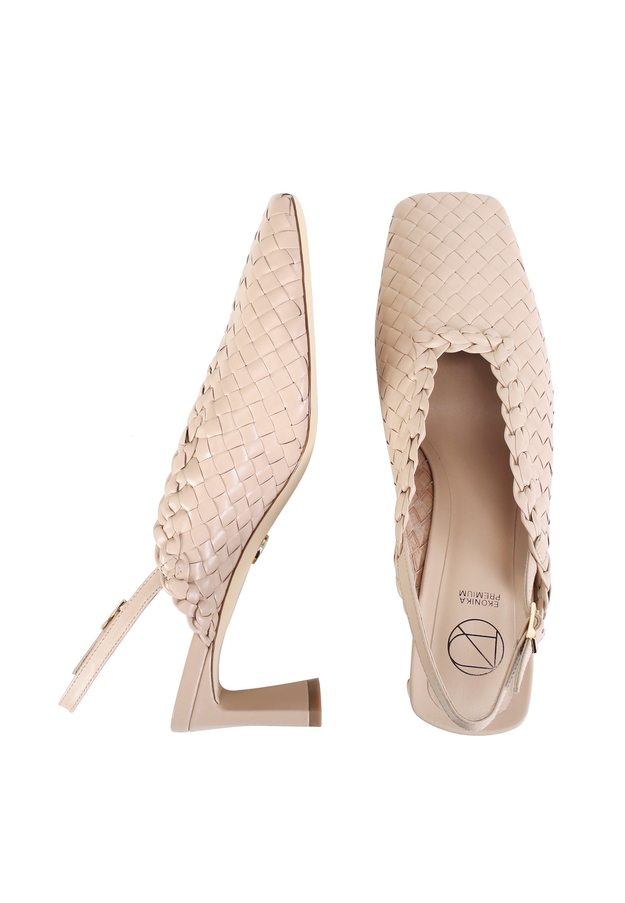 ekonika Pumps in tollem Flechtdesign