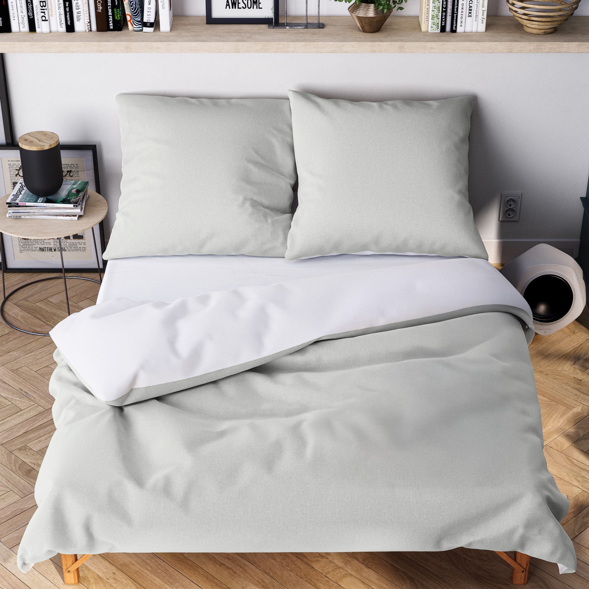 Wolkenfeld Bettwäsche Wolkenfeld Bettwäsche Allergiker Bettwäsche, unfassbar weich, Microfaser, 2 teilig, 135x200 cm, 155x220 & Übergrößen inkl. Kissenbezüge 80x80, 2-farbig