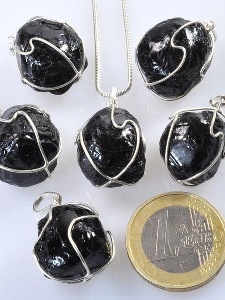 Adelias Kettenanhnger Turmalin Schmuck Stein Anhnger - 925 Silber