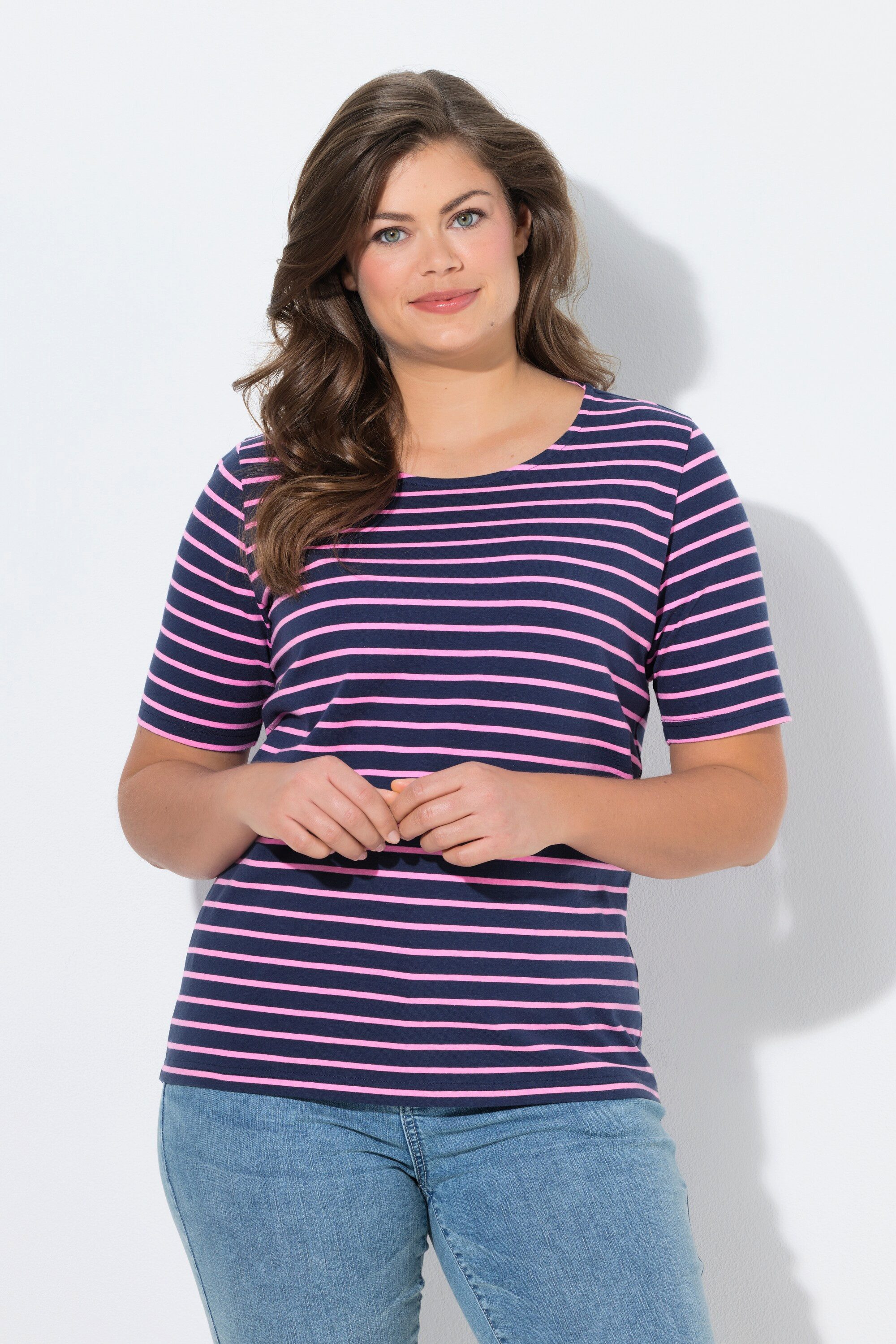 Laurasøn T-Shirt Ringelshirt Rundhals 1/2-Arm