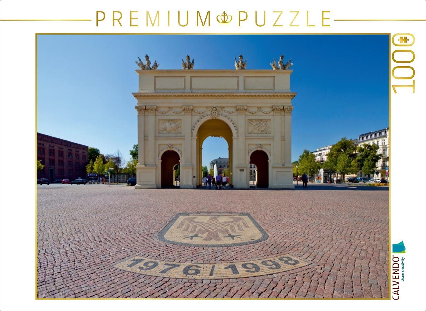 1000 CALVENDO Brandenburger Foto-Puzzle Bild 48 Teile 64 Melanie 1000 Viola, Puzzle Lege-Größe von POTSDAM x Puzzle cm Tor CALVENDO Puzzleteile