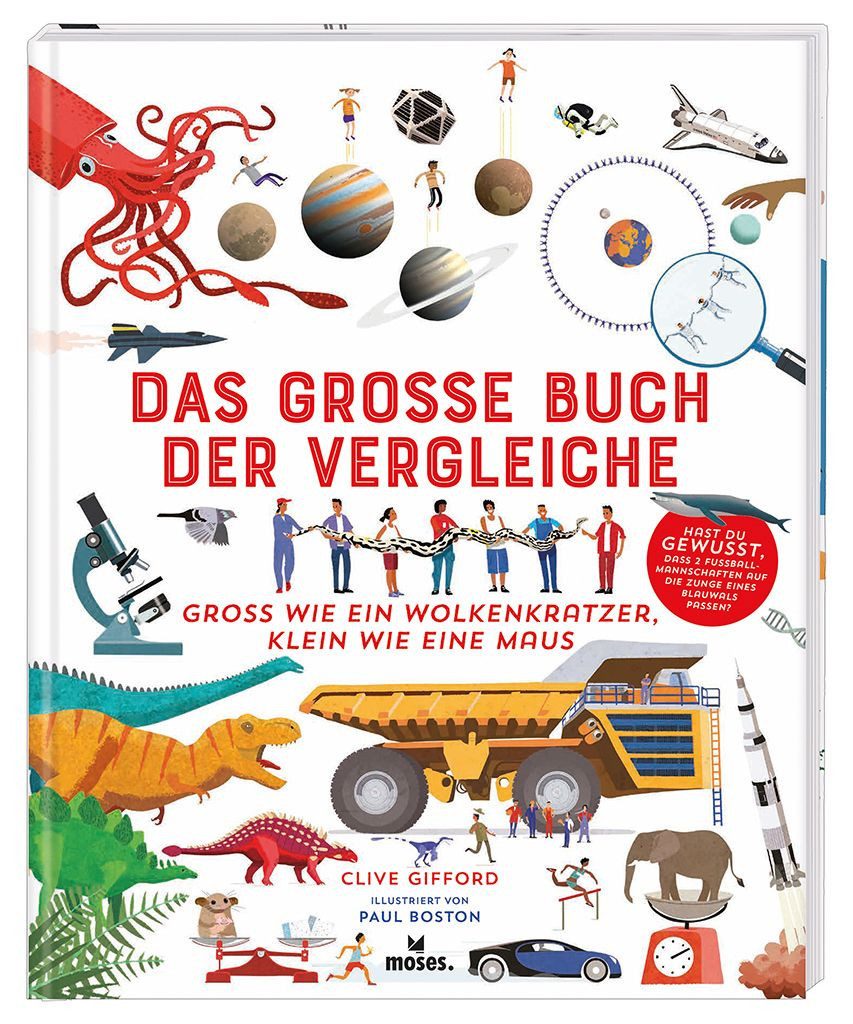 Kinderbuch Das große Buch der Vergleiche Groß wie ein Wolkenkratzer, klein wie ei Clive Gifford