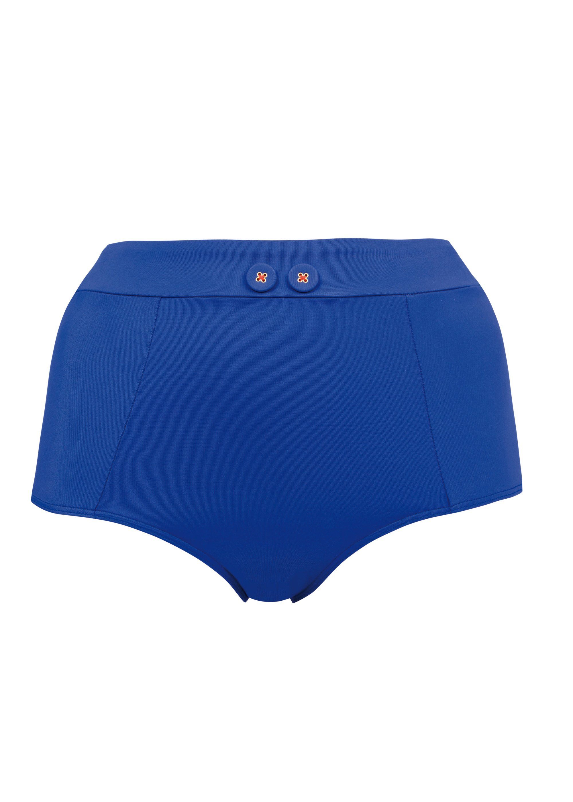 Gossard Highwaist-Bikini-Hose Egoboost Taillenslip Riveria Blue neutral