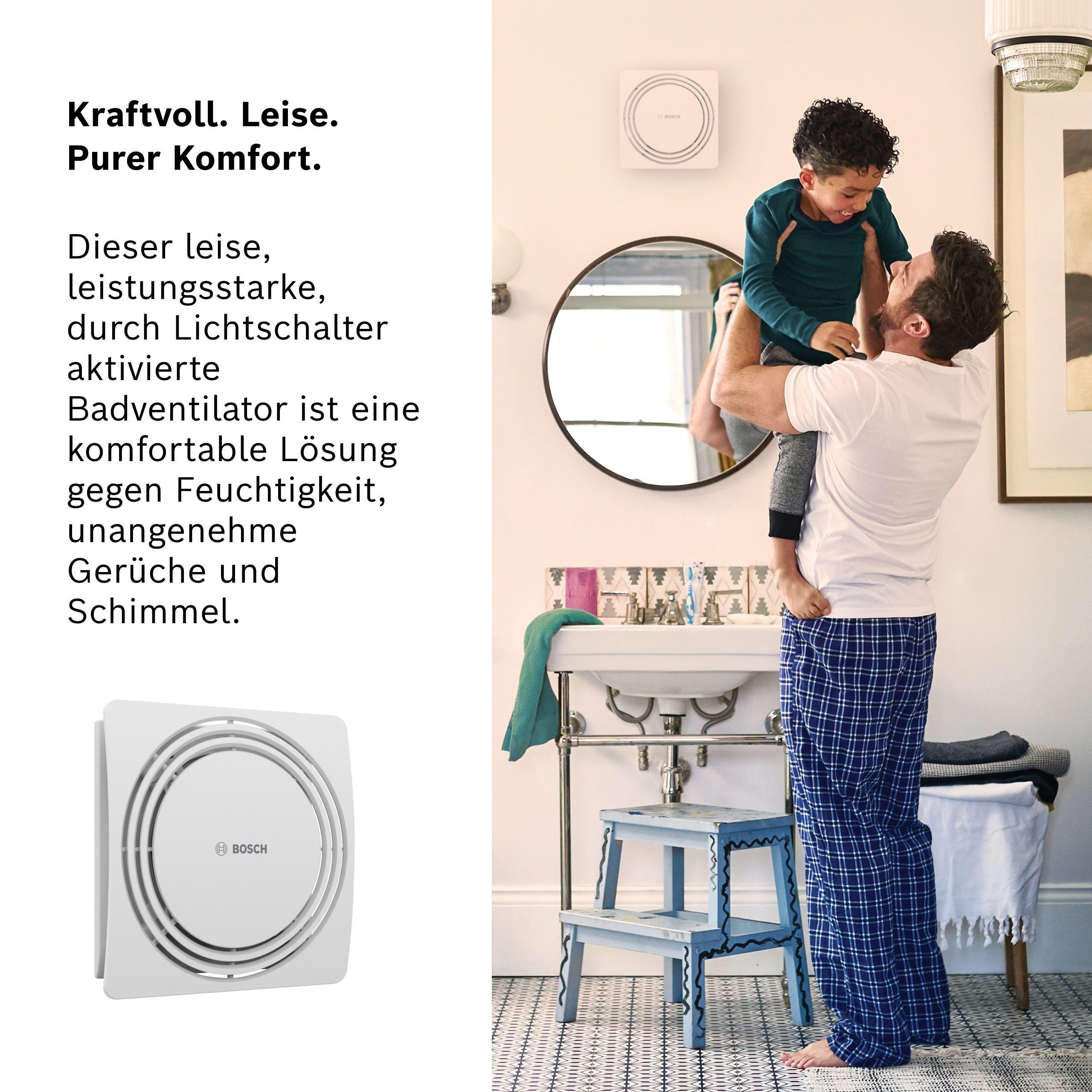 BOSCH Wandventilator Leiser Badlüfter 1900 günstig online kaufen