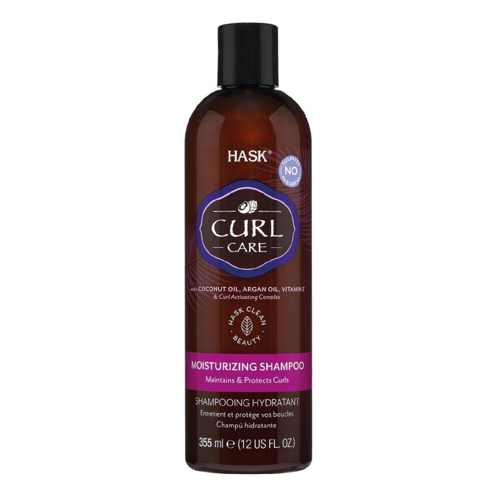 Hask Haarshampoo Curl Care Feuchtigkeitsspendendes Shampoo 355ml