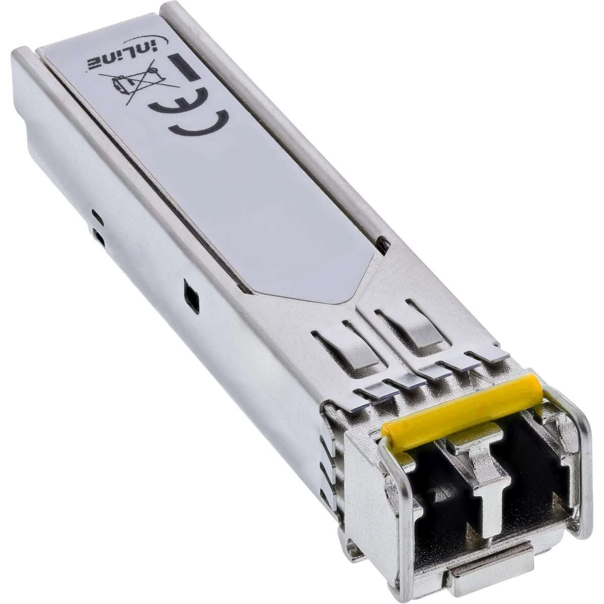 Inline SFP Modul LWL ZX 1550nm Singlemode mit LC Buchsen, 80km, 1,25Gb/s Netzwerk-Adapter