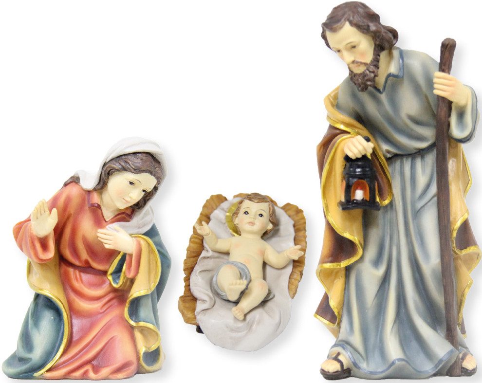 FADEDA Krippenfigur 3x FADEDA Heilige Familie, Höhe in cm: 19