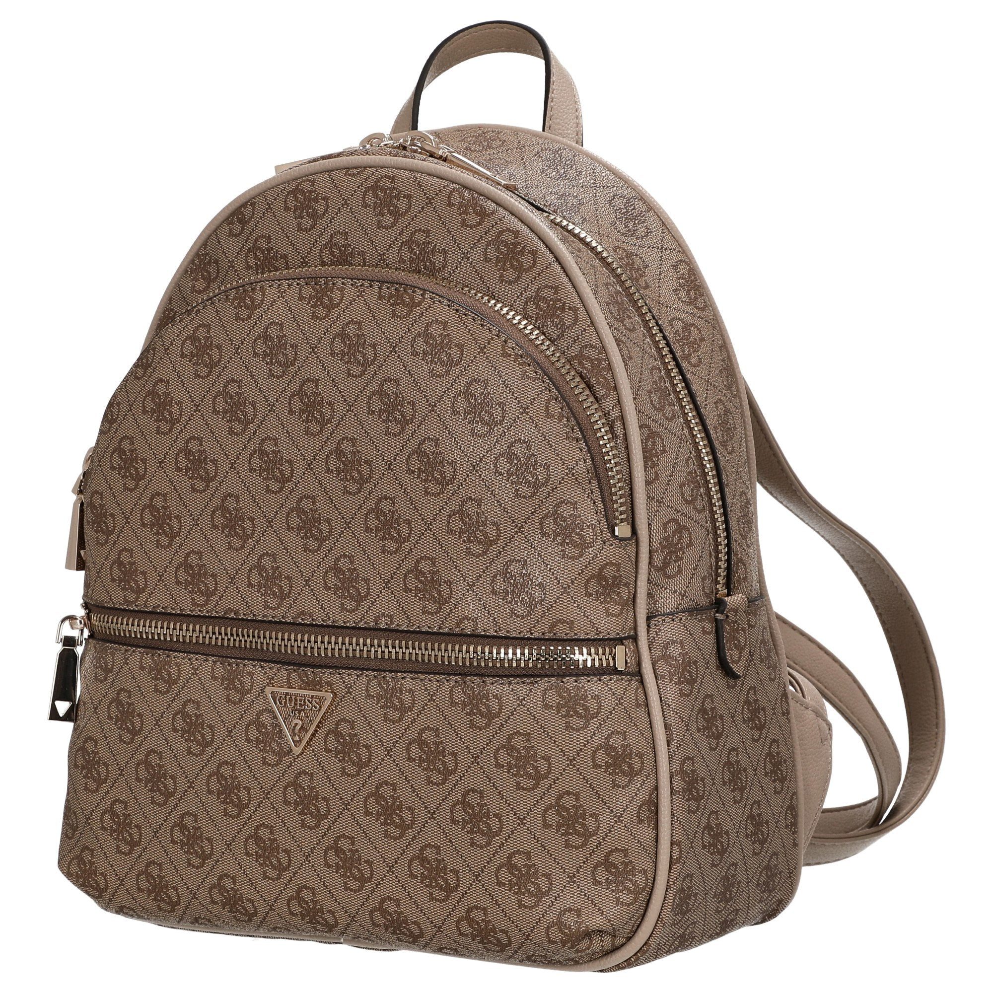 Guess Rucksack Manhattan II Large - Rucksack 33 cm (latte logo) günstig online kaufen