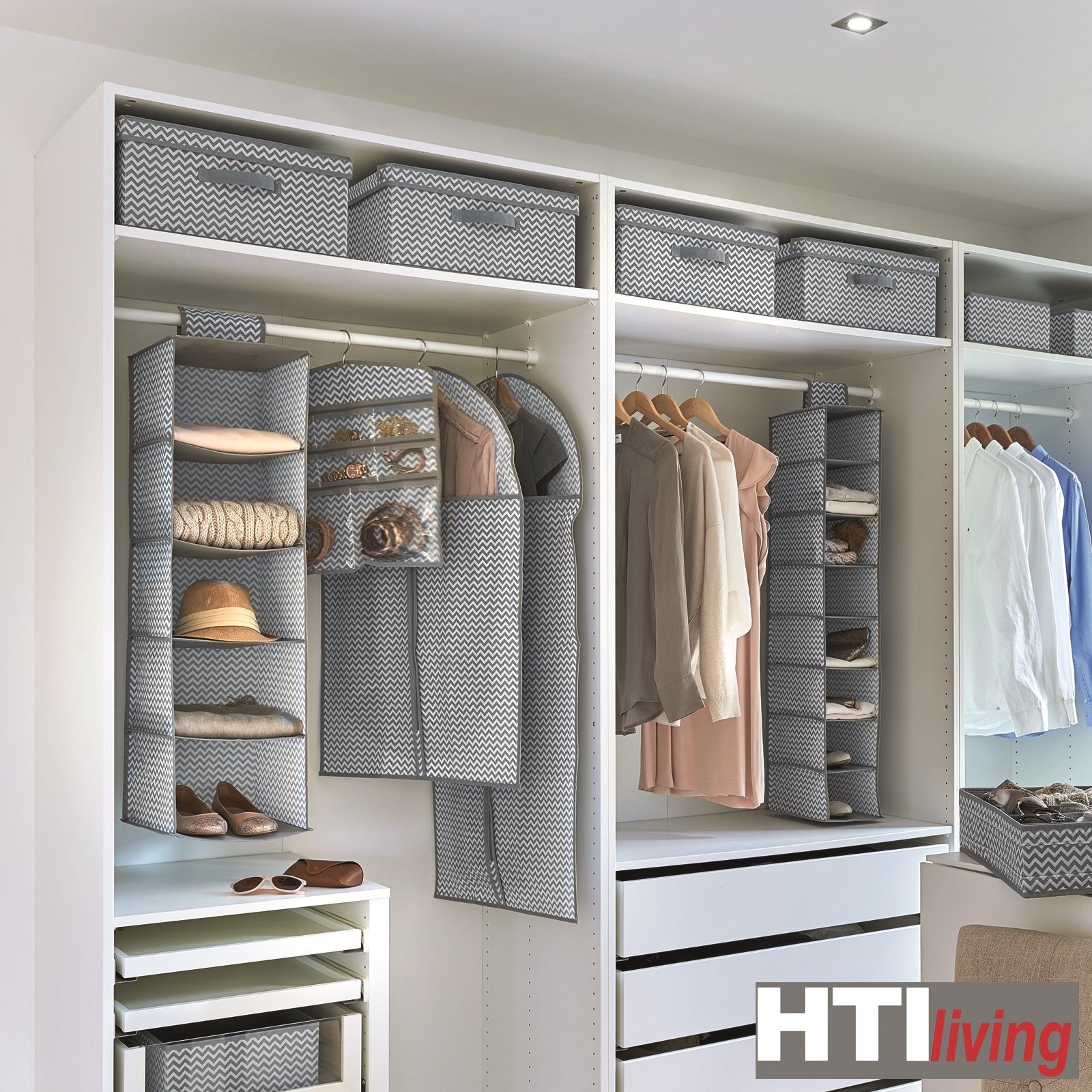 HTI-Living Kleiderschutzhülle (Set, Kleiderhülle St) 2 2er-Set Kleidersack lang